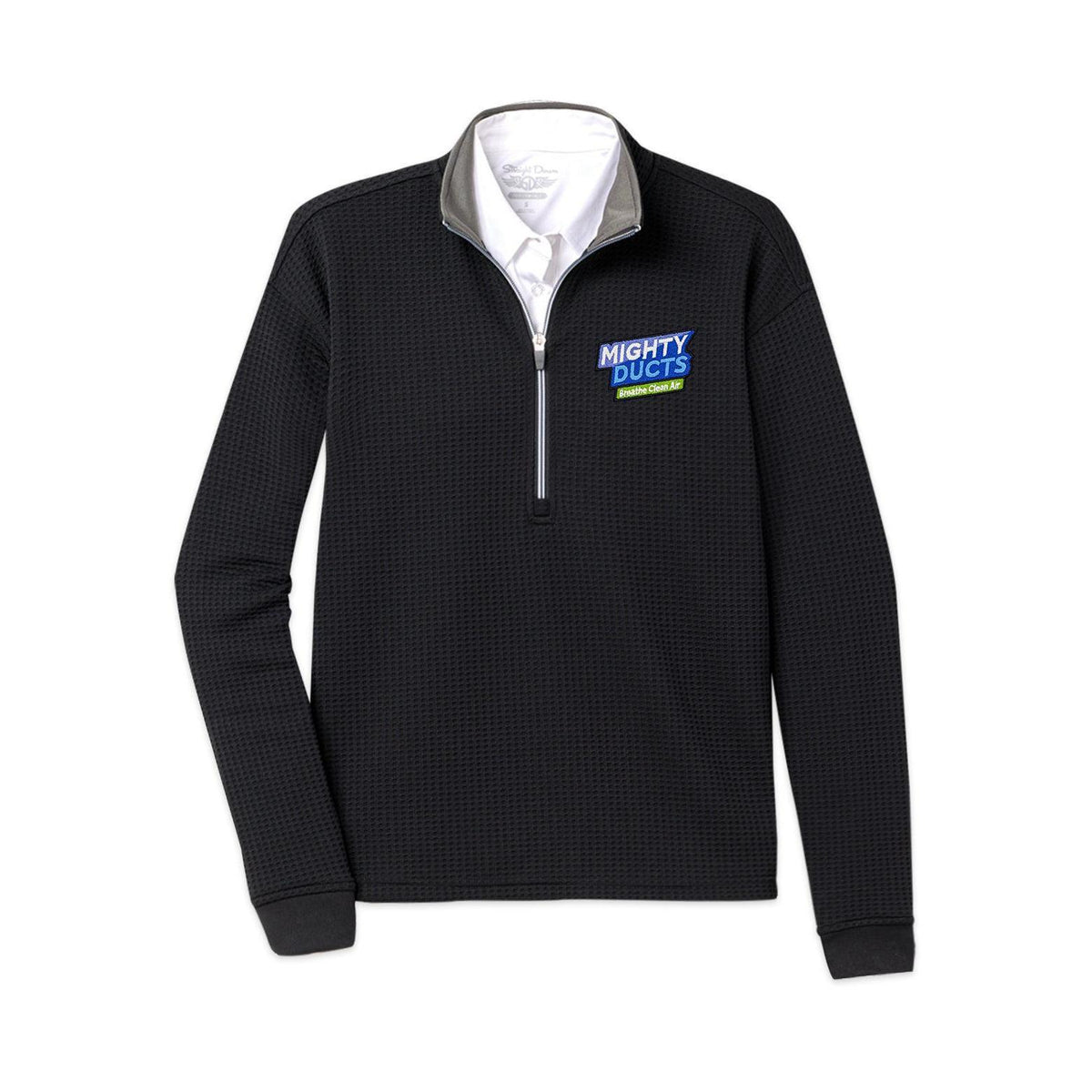 no-logo Straight Down Ladies Opal Quarter Zip-Quarter Zips-Straight Down-Thread Logic