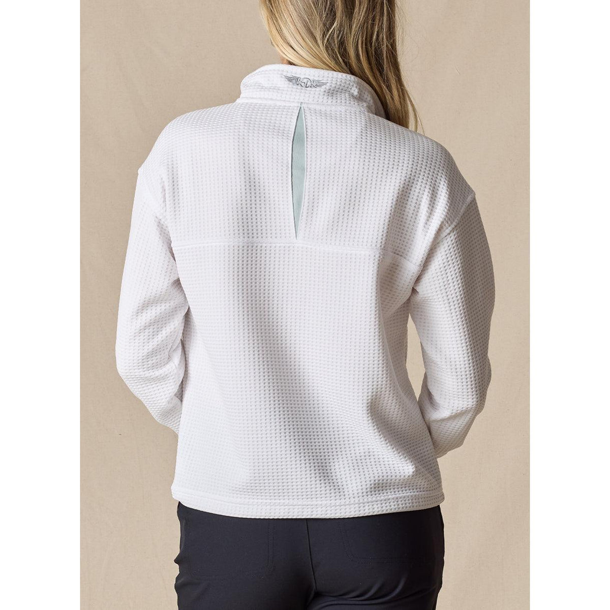 no-logo Straight Down Ladies Opal Quarter Zip-Quarter Zips-Straight Down-Thread Logic