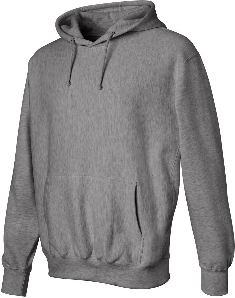 Weatherproof Men's Cross Weave Hooded Sweatshirt - 80/20 Cotton Blend, Side Gussets & Hood Pocket