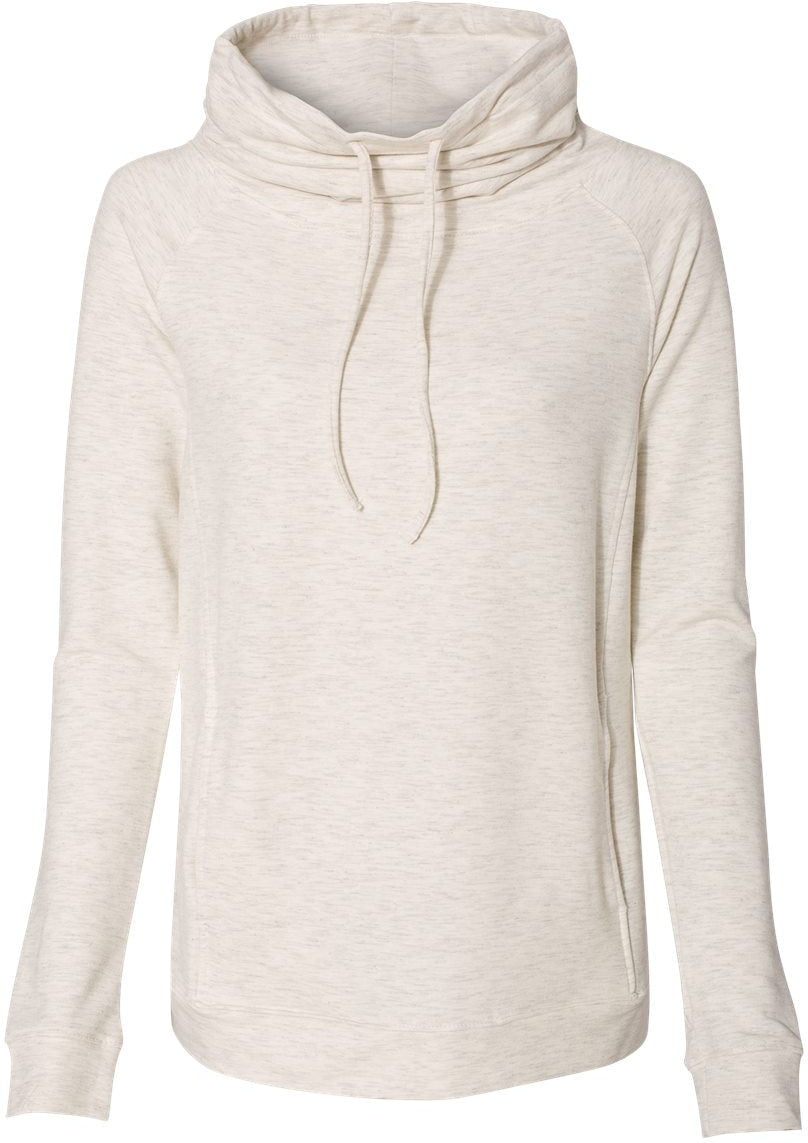 Weatherproof Ladies Heat Last Fleece Faux Cashmere Funnel Neck Sweatshirt