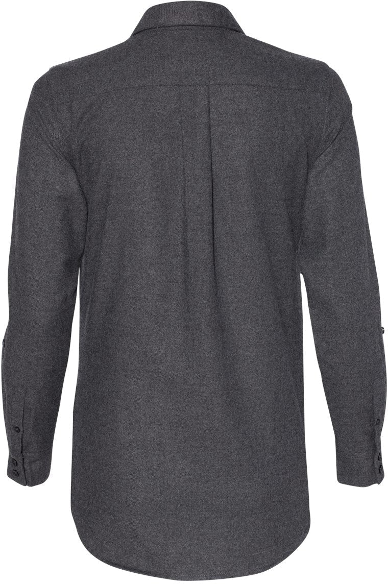 no-logo Weatherproof Ladies Vintage Brushed Flannel Solid Shirt-Ladies Dress Shirts-Weatherproof-Thread Logic