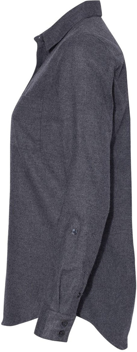 no-logo Weatherproof Ladies Vintage Brushed Flannel Solid Shirt-Ladies Dress Shirts-Weatherproof-Thread Logic