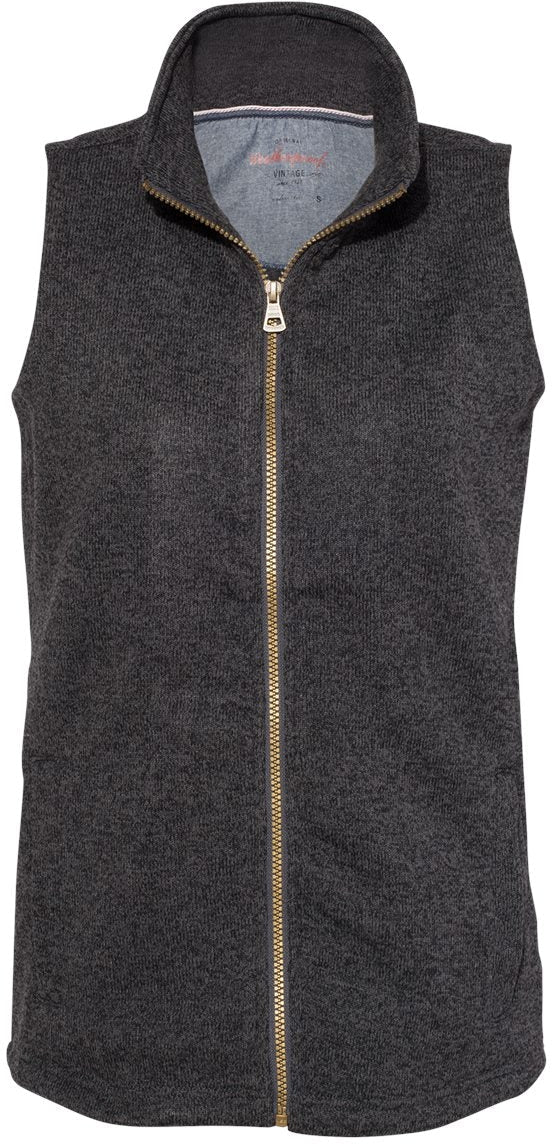 Weatherproof Ladies Vintage Sweaterfleece Vest-Ladies Layering-Weatherproof-Asphalt-S-Thread Logic