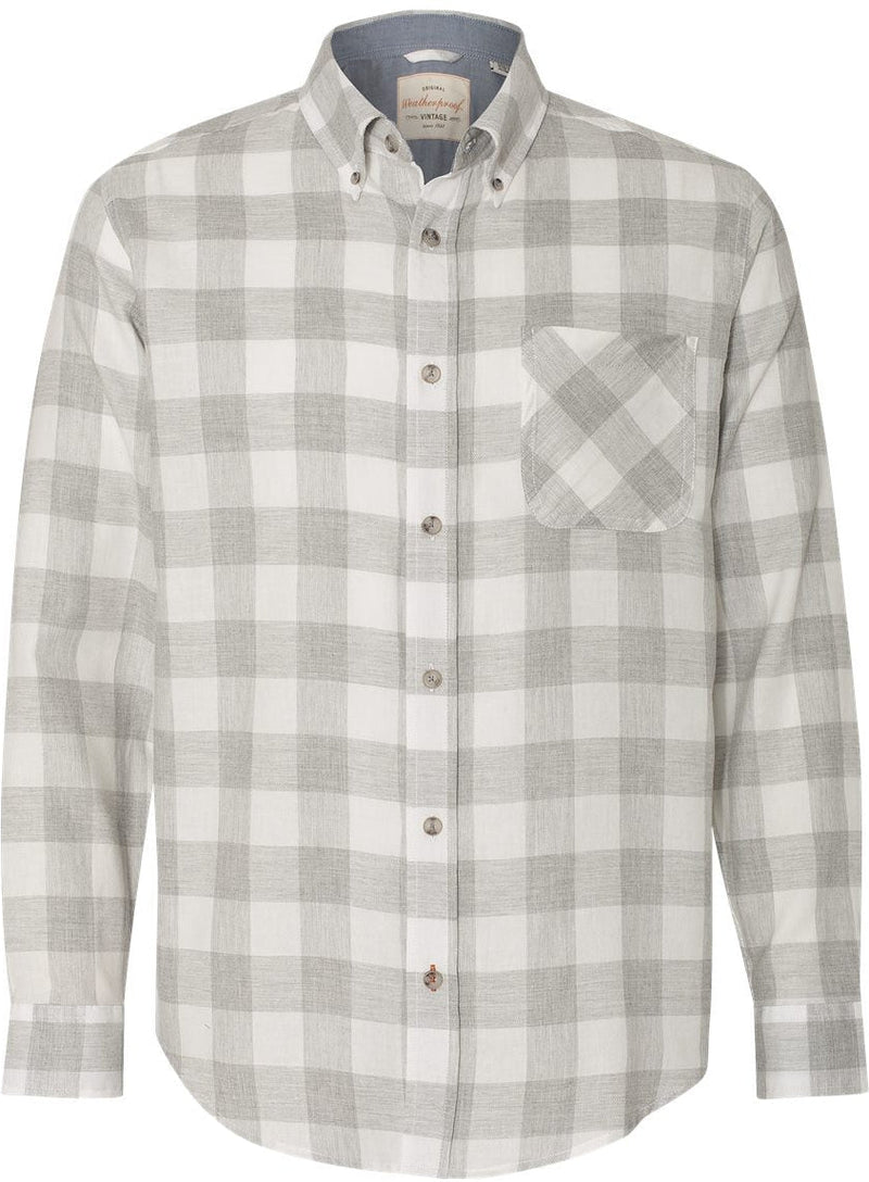 Weatherproof Vintage Brushed Flannel Long Sleeve Shirt 