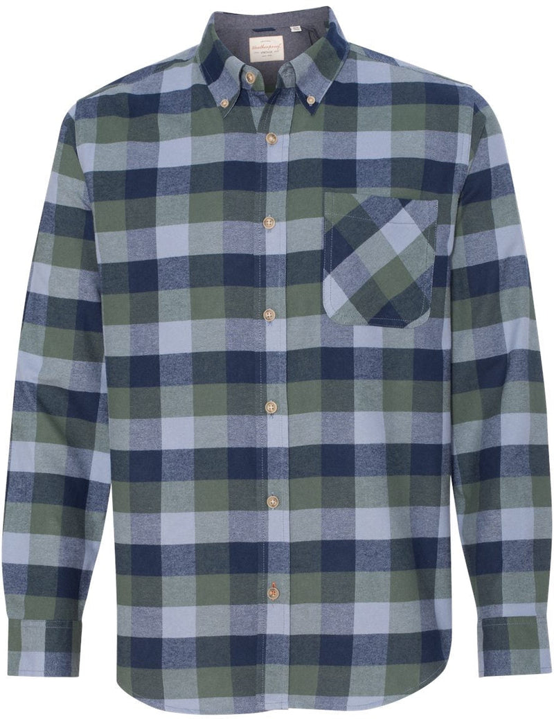Weatherproof Vintage Brushed Flannel Long Sleeve Shirt 