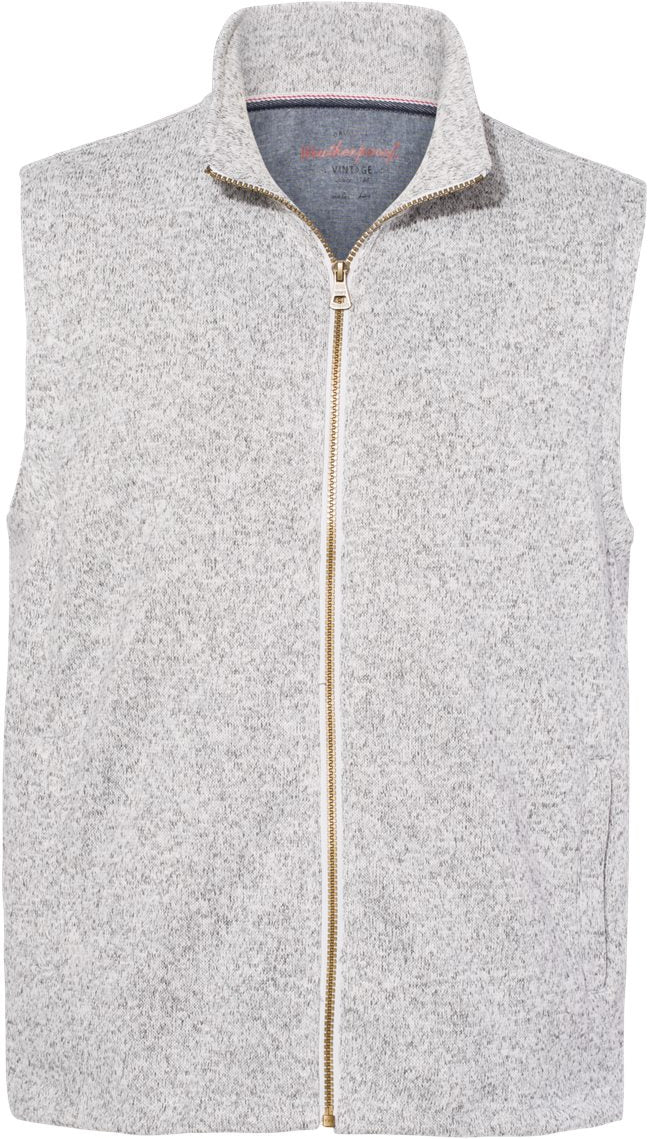 Weatherproof Vintage Sweaterfleece Vest-Men's Layering-Weatherproof-Light Grey Heather-S-Thread Logic