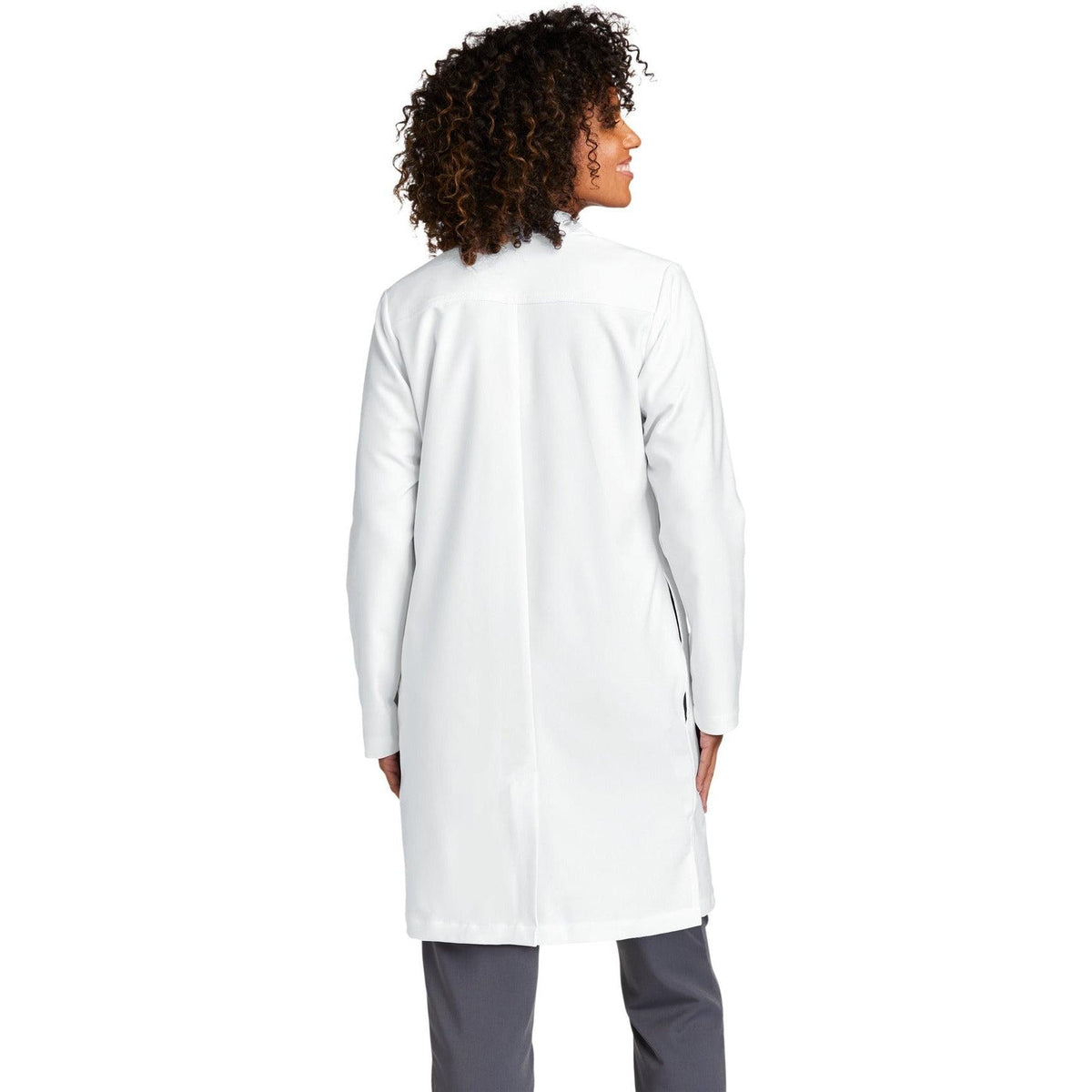 no-logo WonderWink Ladies Long Lab Coat-Regular-Wonderwink-Thread Logic