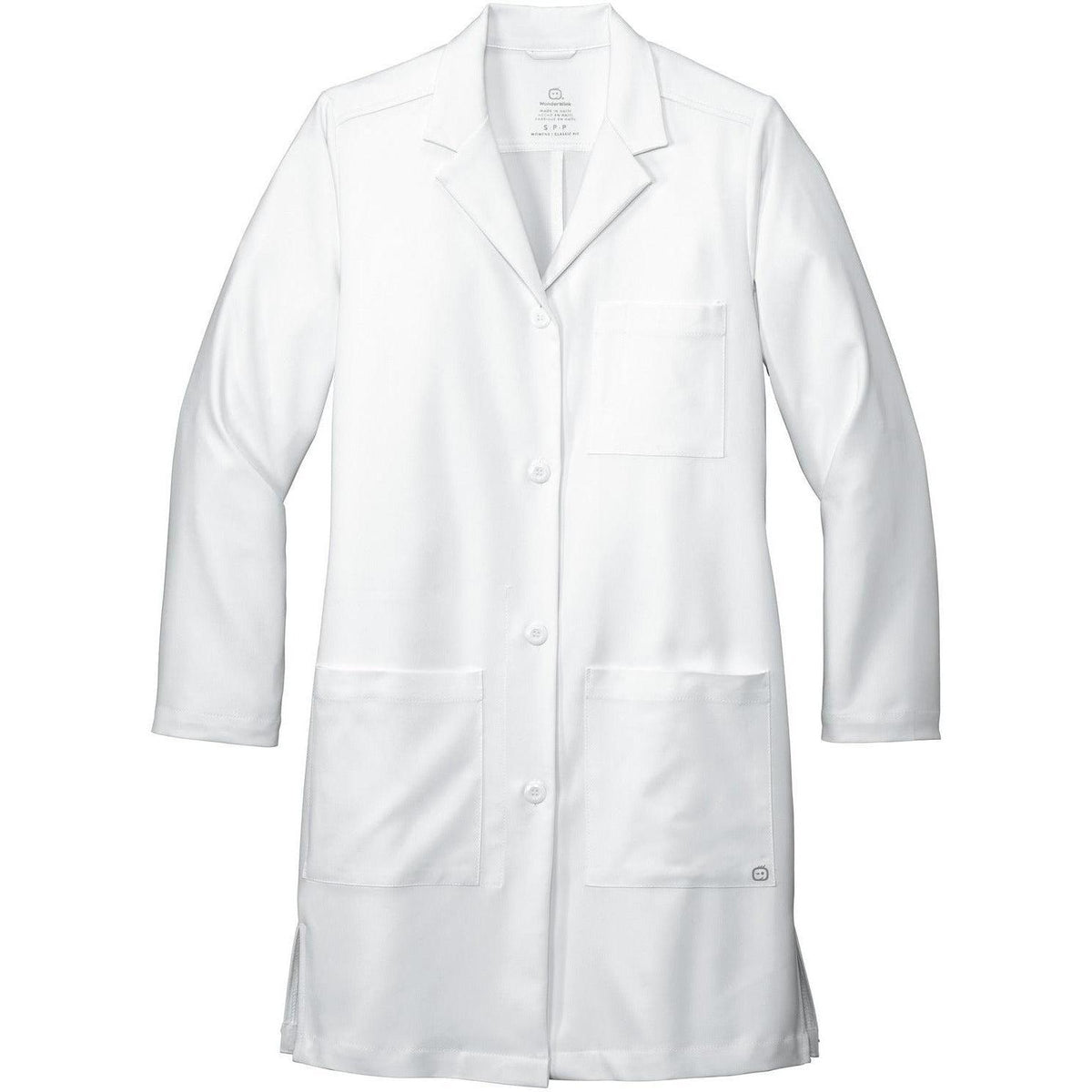 no-logo WonderWink Ladies Long Lab Coat