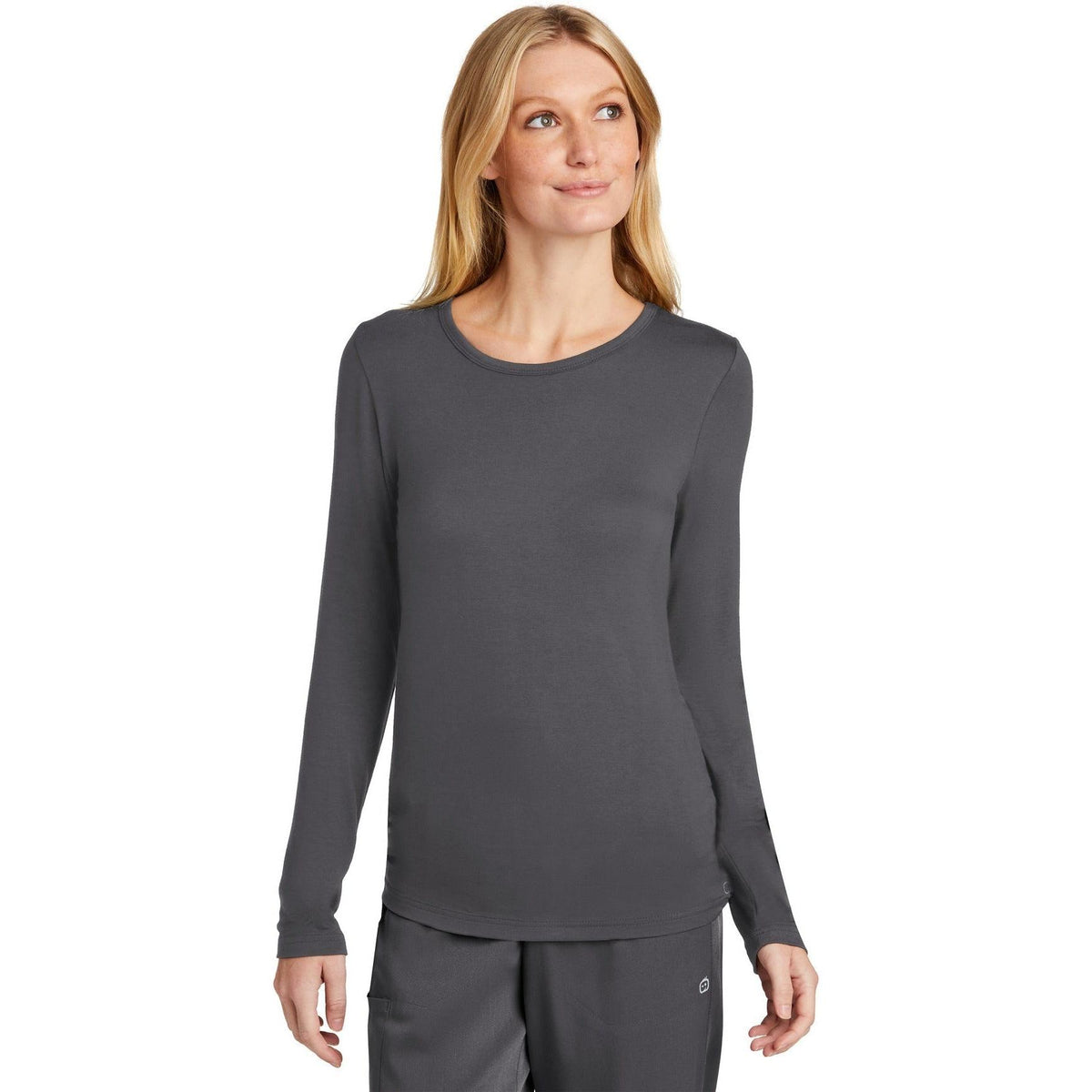 no-logo WonderWink Ladies Long Sleeve Layer Tee-Regular-Wonderwink-Thread Logic