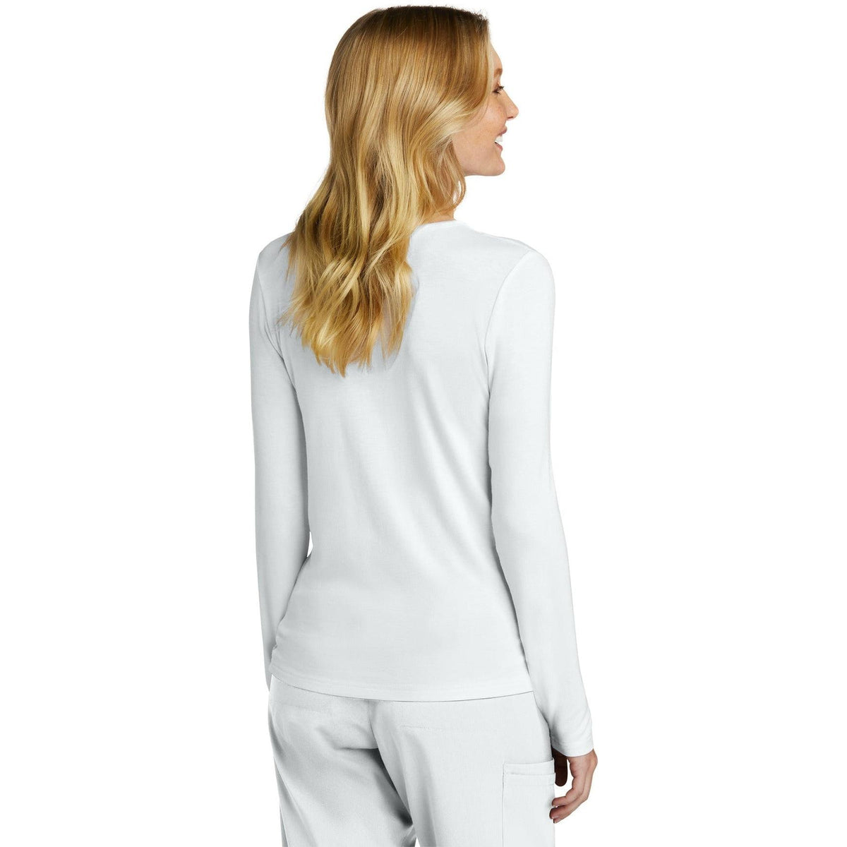 no-logo WonderWink Ladies Long Sleeve Layer Tee-Regular-Wonderwink-Thread Logic