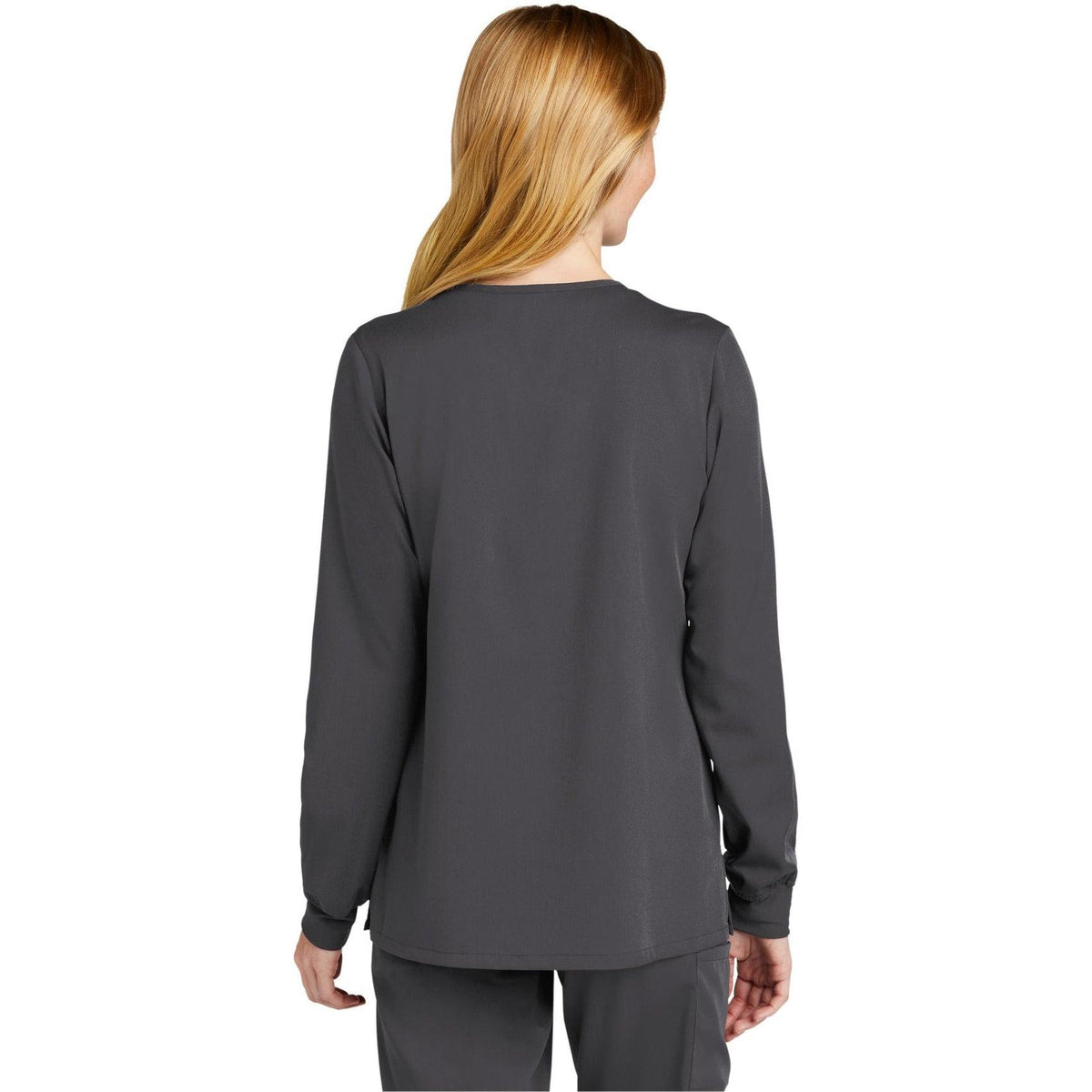 no-logo WonderWink Ladies Premiere Flex Full-Zip Scrub Jacket-Regular-Wonderwink-Thread Logic