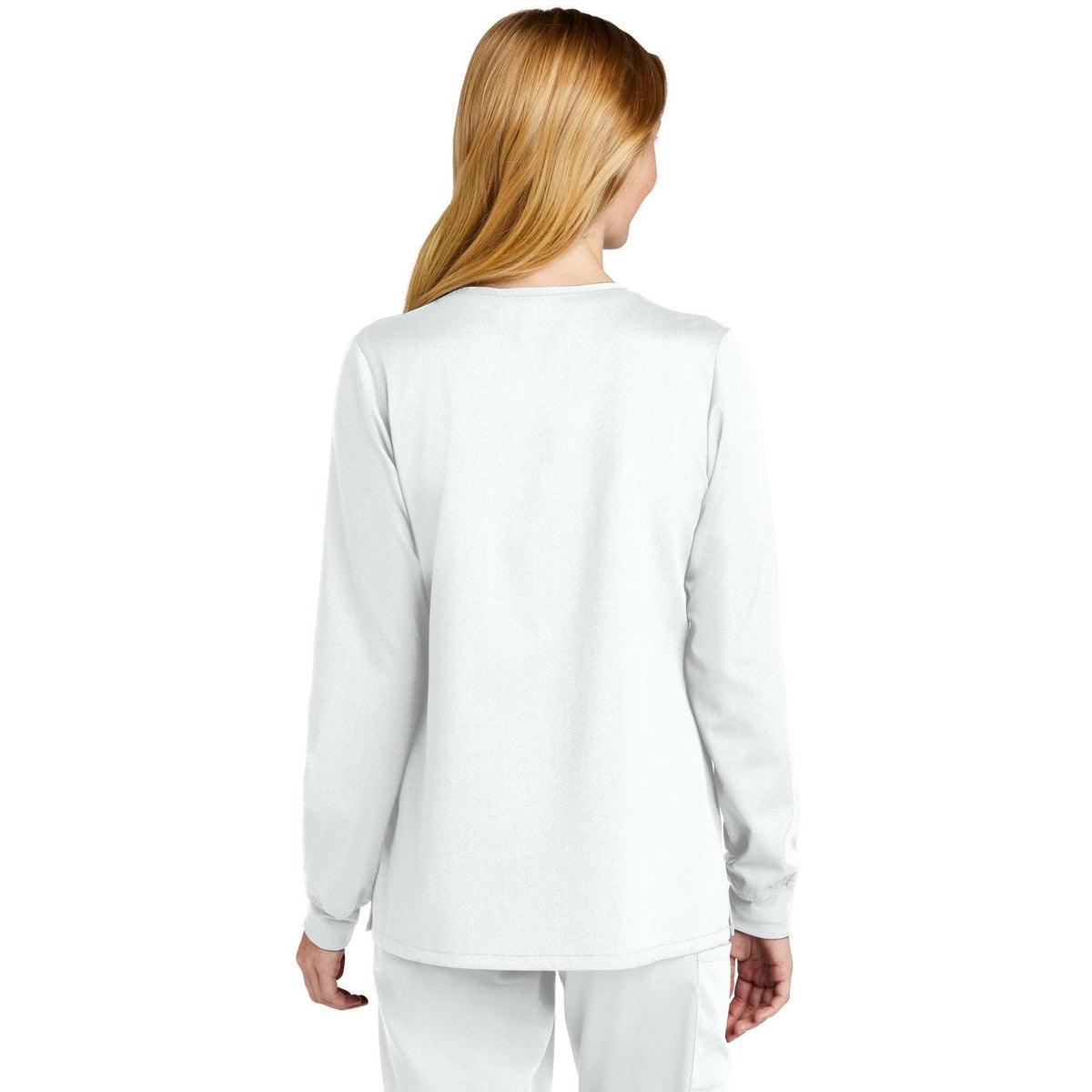no-logo WonderWink Ladies Premiere Flex Full-Zip Scrub Jacket-Regular-Wonderwink-Thread Logic