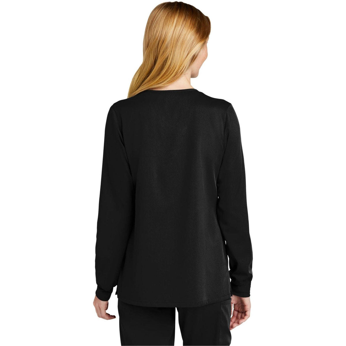 no-logo WonderWink Ladies Premiere Flex Full-Zip Scrub Jacket-Regular-Wonderwink-Thread Logic