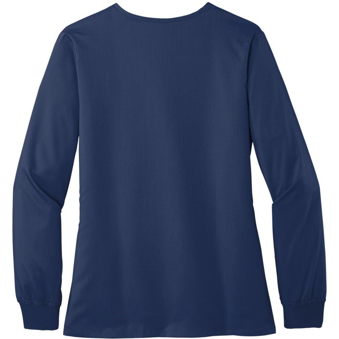 no-logo WonderWink Ladies Premiere Flex Full-Zip Scrub Jacket-Regular-Wonderwink-Thread Logic