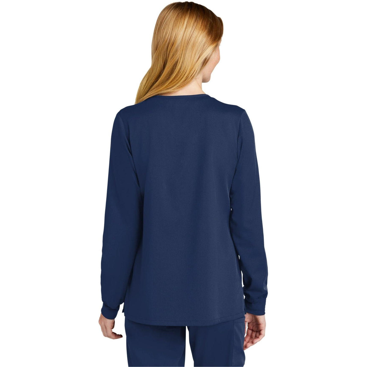 no-logo WonderWink Ladies Premiere Flex Full-Zip Scrub Jacket-Regular-Wonderwink-Thread Logic
