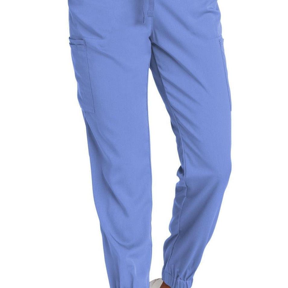 no-logo WonderWink Ladies Premiere Flex Jogger Pant - SOLD BLANK-Regular-Wonderwink-Ceil Blue-2XL-Thread Logic
