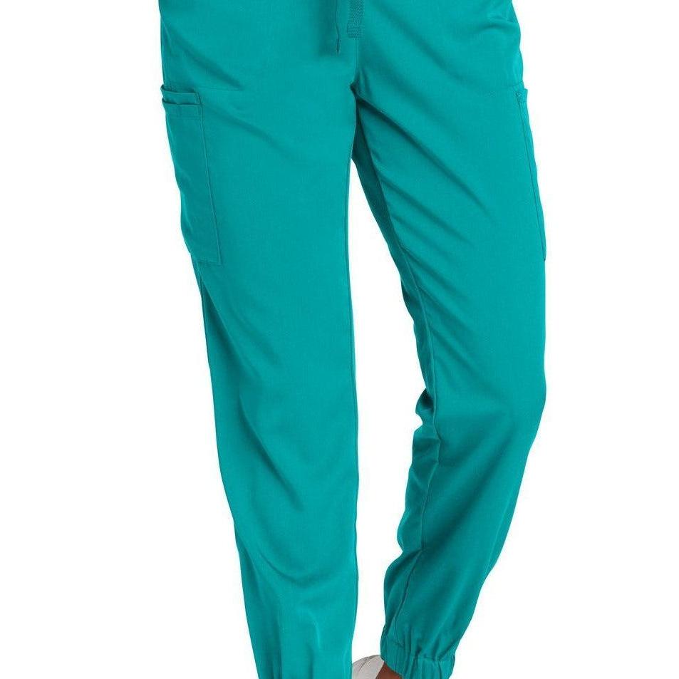 no-logo WonderWink Ladies Premiere Flex Jogger Pant - SOLD BLANK-Regular-Wonderwink-Teal Blue-2XL-Thread Logic