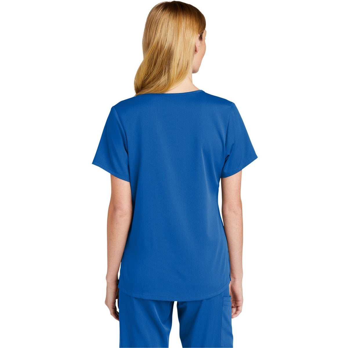 no-logo WonderWink Ladies Premiere Flex Mock Wrap Top-Regular-Wonderwink-Thread Logic