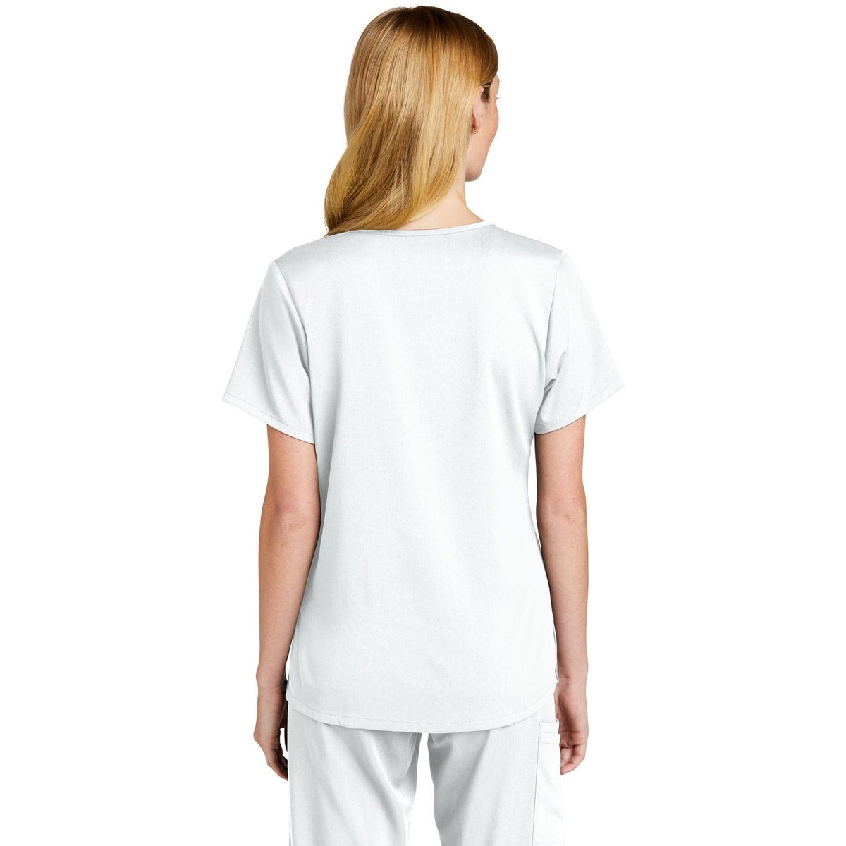 no-logo WonderWink Ladies Premiere Flex Mock Wrap Top-Regular-Wonderwink-Thread Logic
