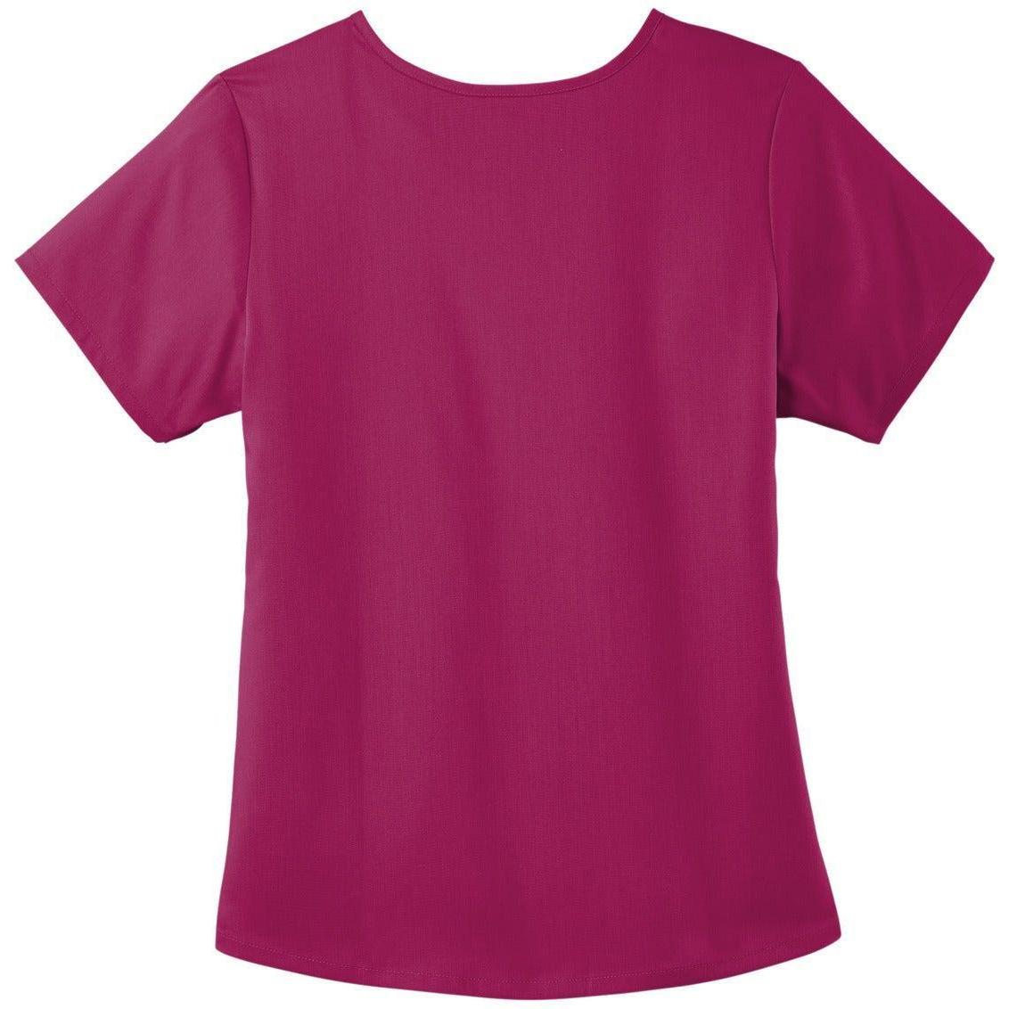 no-logo WonderWink Ladies Premiere Flex Mock Wrap Top-Regular-Wonderwink-Thread Logic