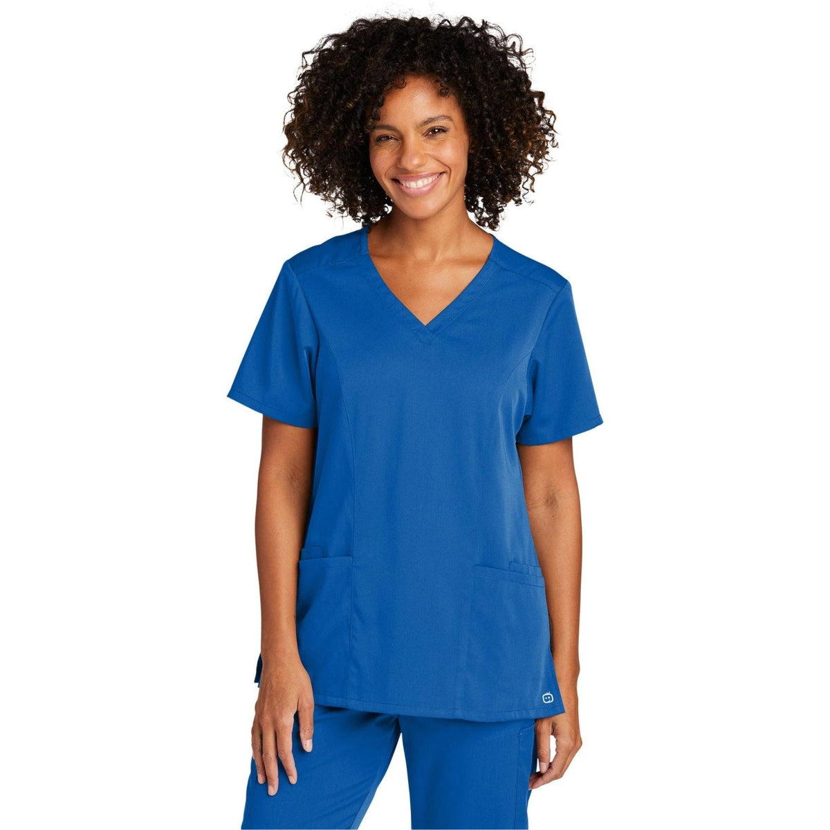 no-logo WonderWink Ladies Premiere Flex V-Neck Top-Regular-Wonderwink-Thread Logic