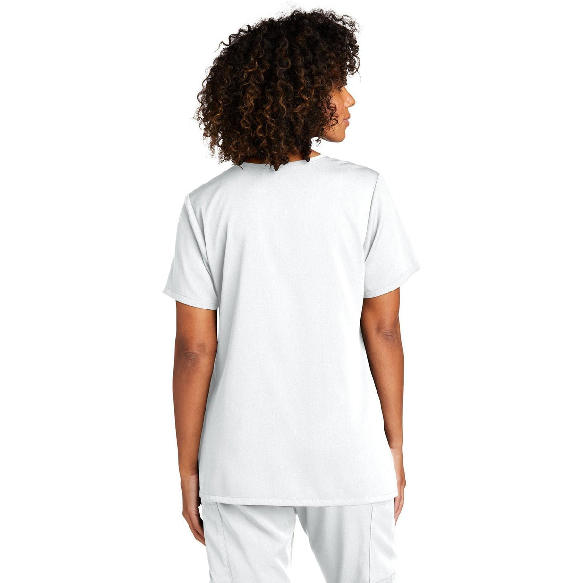 no-logo WonderWink Ladies Premiere Flex V-Neck Top-Regular-Wonderwink-Thread Logic