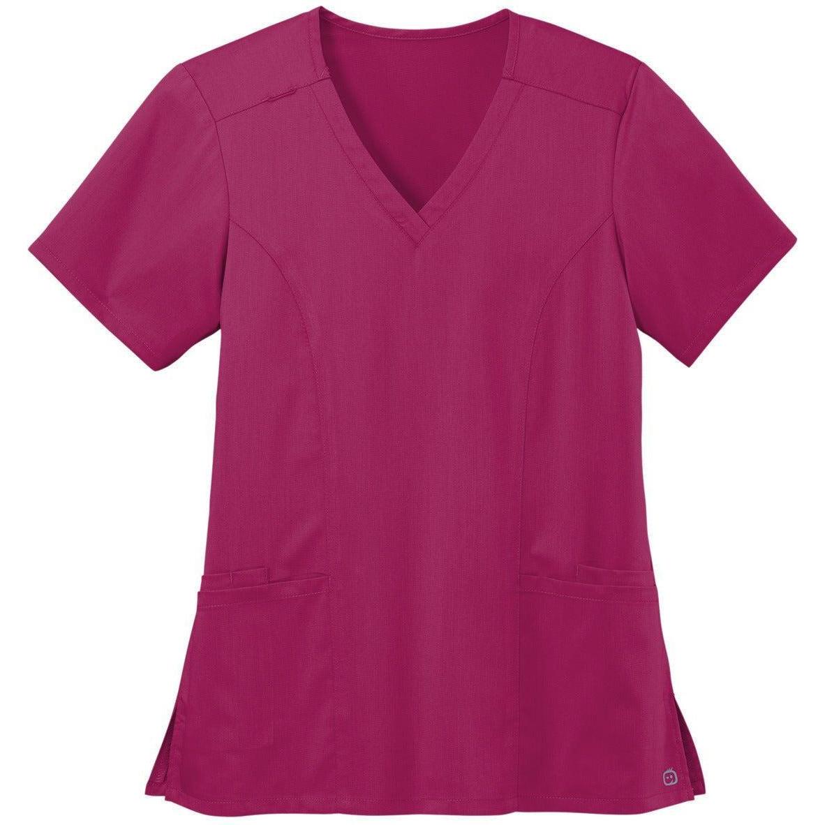 no-logo WonderWink Ladies Premiere Flex V-Neck Top