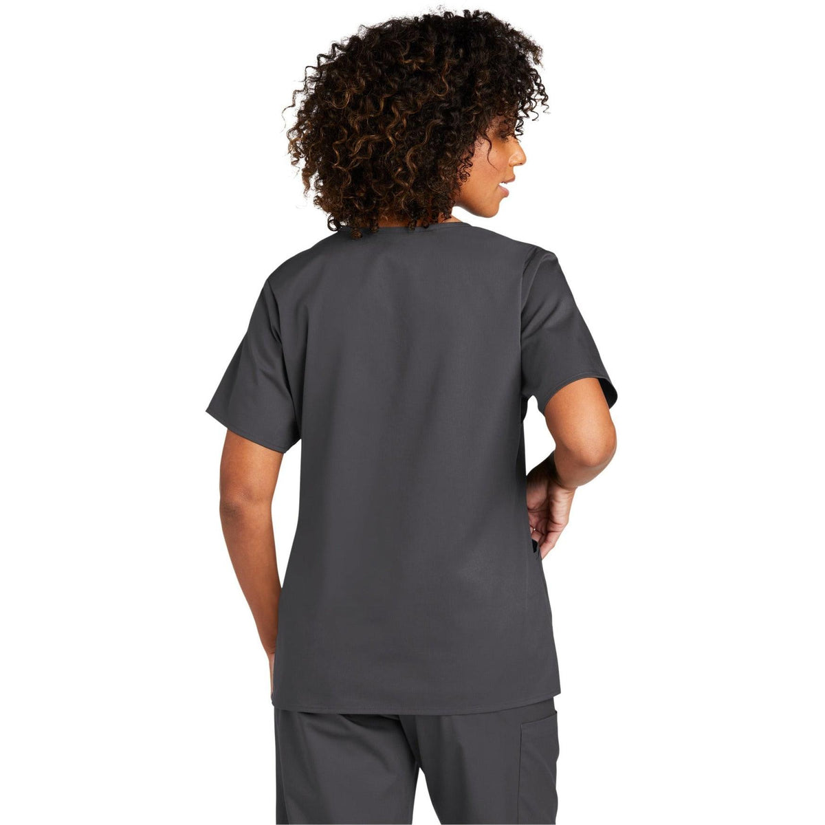 no-logo WonderWink Ladies WorkFlex Mock Wrap Top-Regular-Wonderwink-Thread Logic