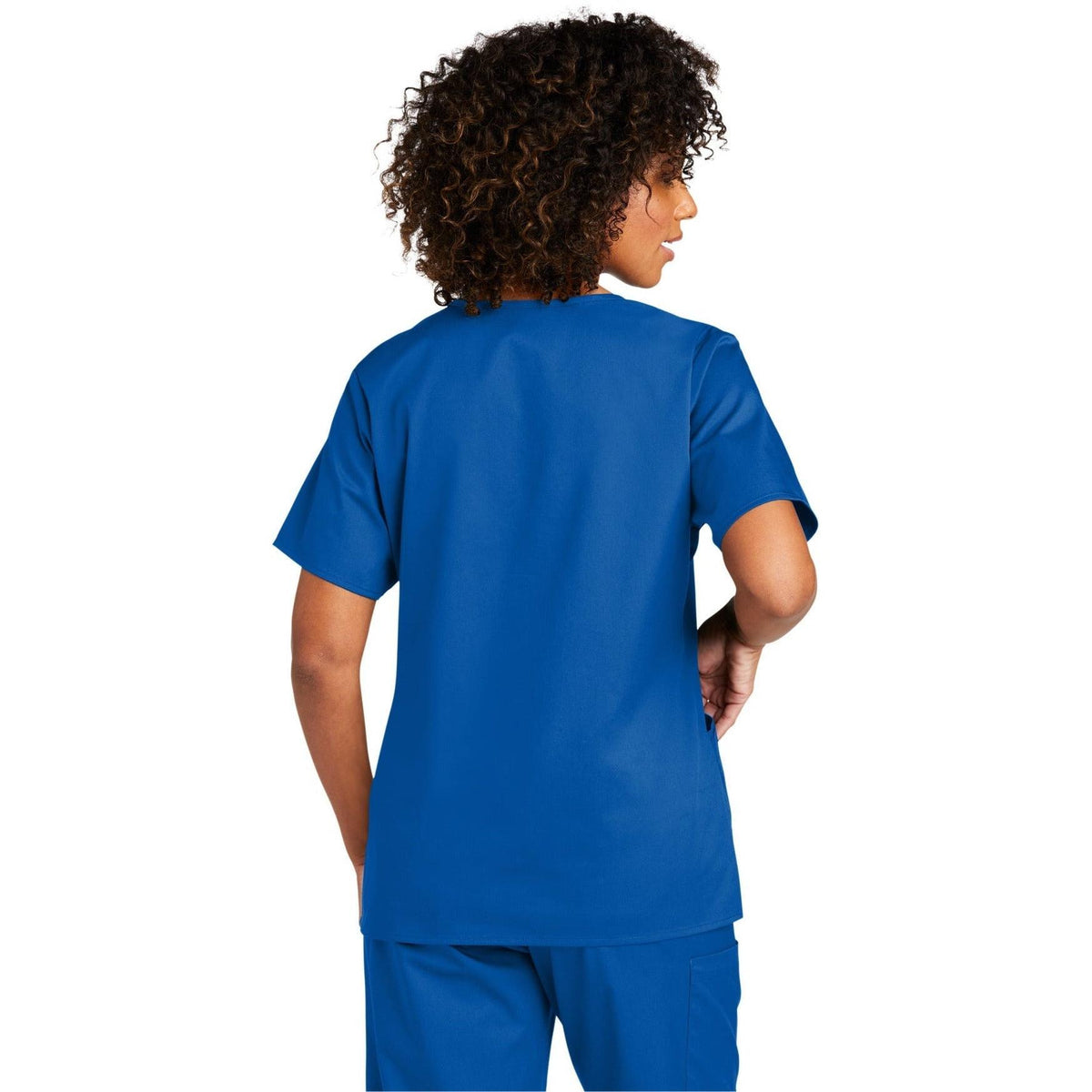 no-logo WonderWink Ladies WorkFlex Mock Wrap Top-Regular-Wonderwink-Thread Logic
