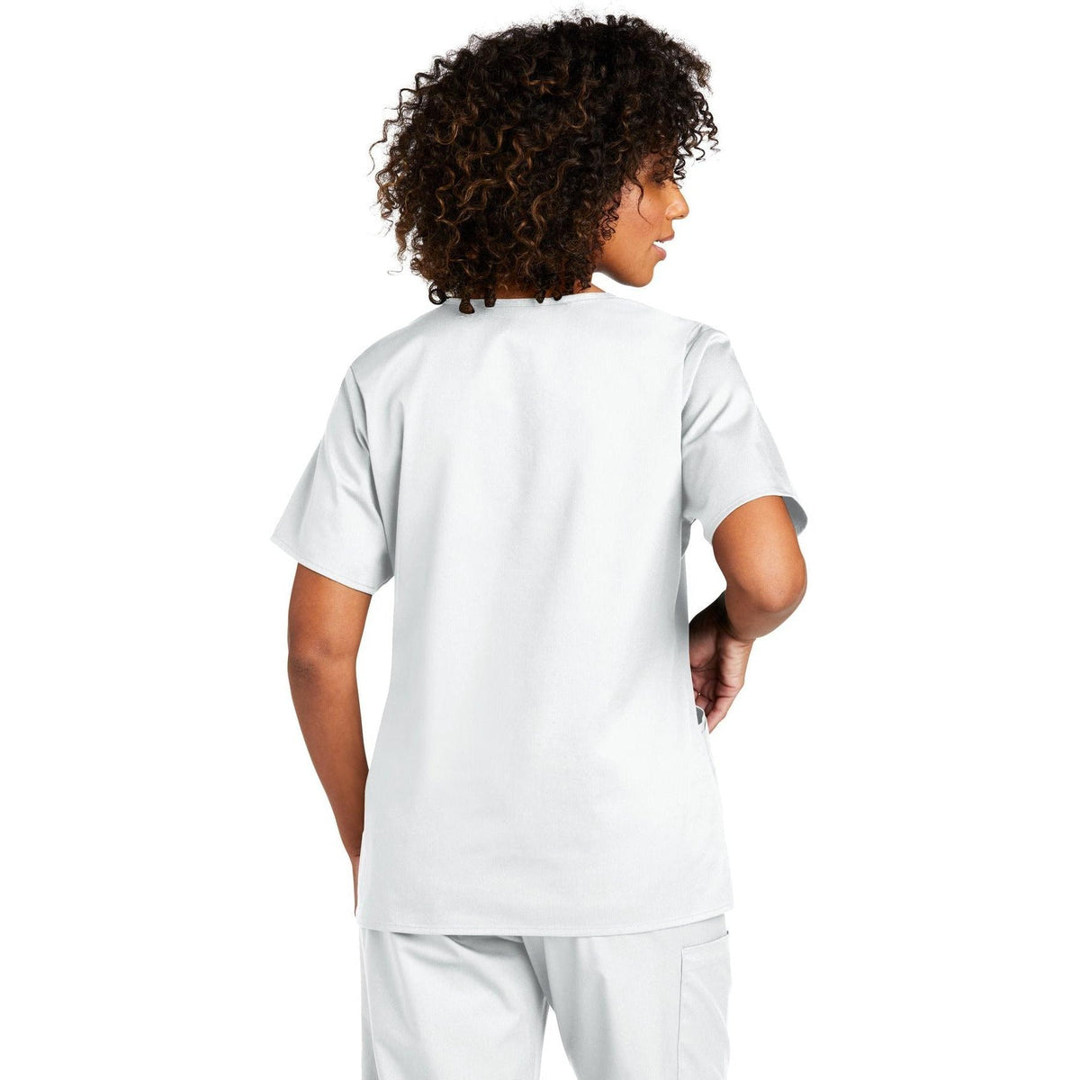 no-logo WonderWink Ladies WorkFlex Mock Wrap Top-Regular-Wonderwink-Thread Logic