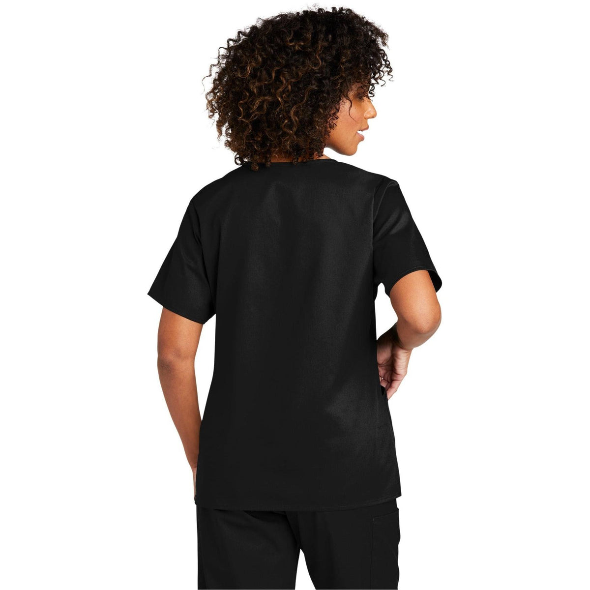 no-logo WonderWink Ladies WorkFlex Mock Wrap Top-Regular-Wonderwink-Thread Logic