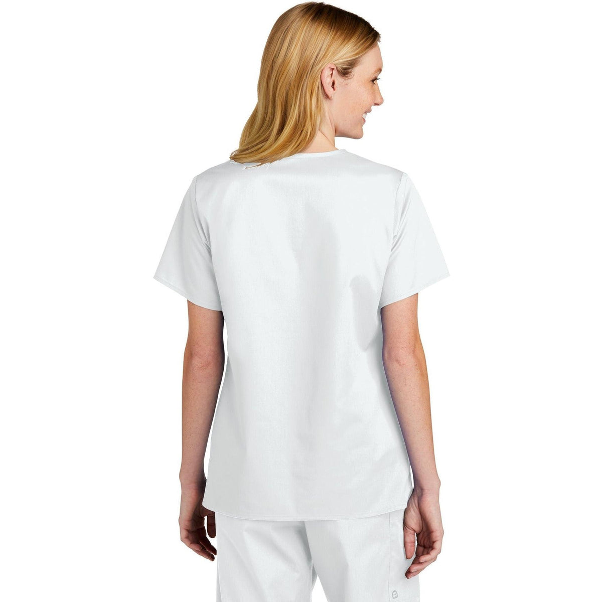 no-logo WonderWink Ladies WorkFlex V-Neck Top-Regular-Wonderwink-Thread Logic