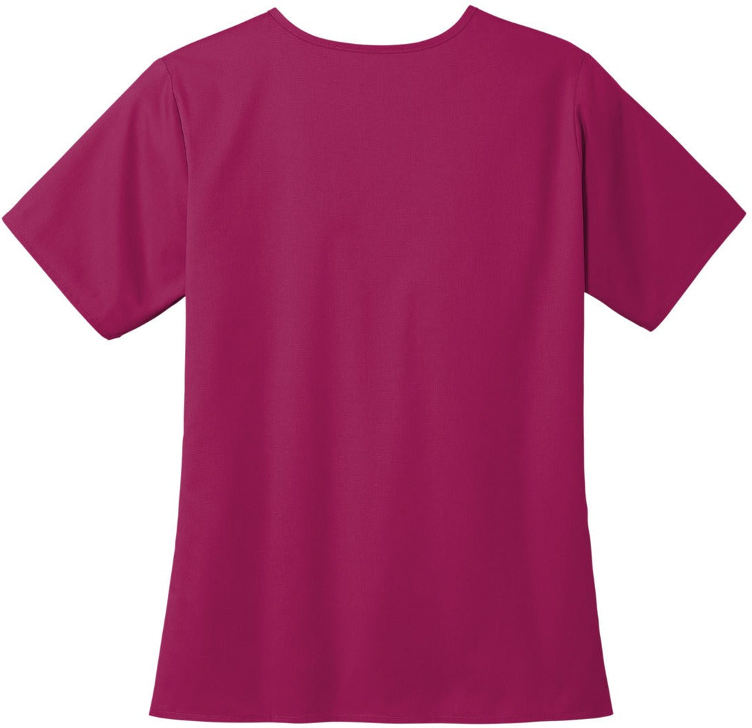 no-logo WonderWink Ladies WorkFlex V-Neck Top-Regular-Wonderwink-Thread Logic