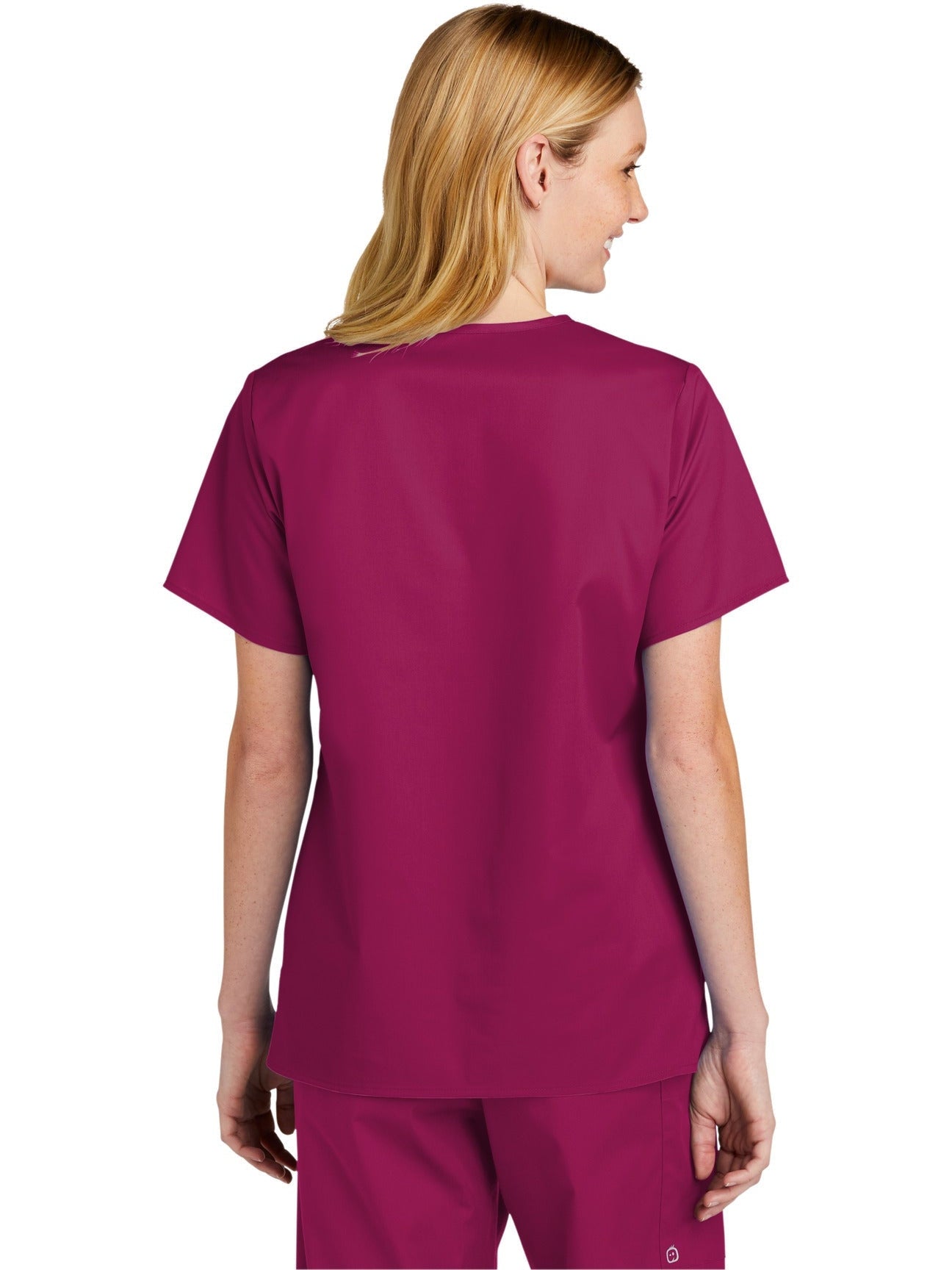 no-logo WonderWink Ladies WorkFlex V-Neck Top-Regular-Wonderwink-Thread Logic