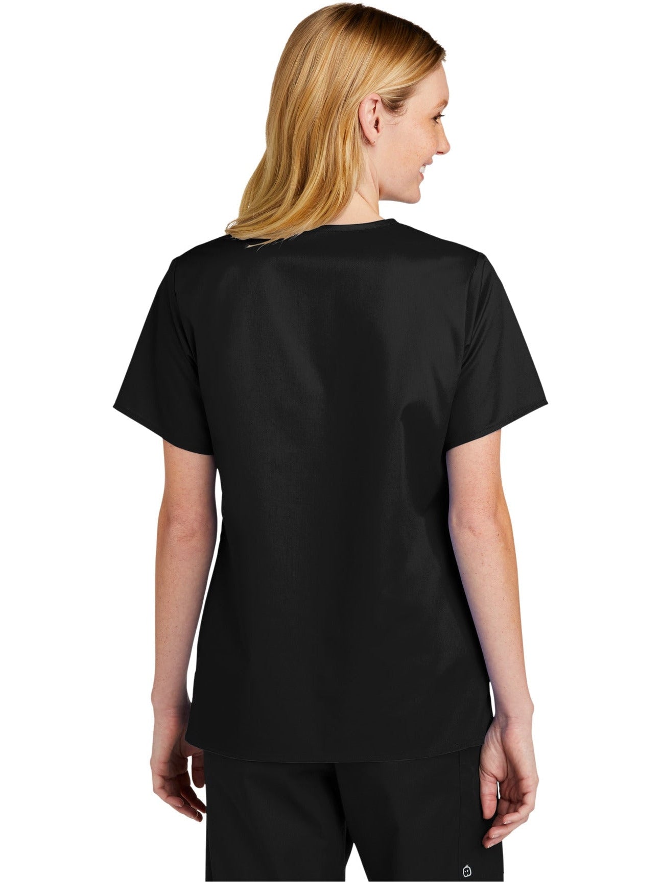 no-logo WonderWink Ladies WorkFlex V-Neck Top-Regular-Wonderwink-Thread Logic