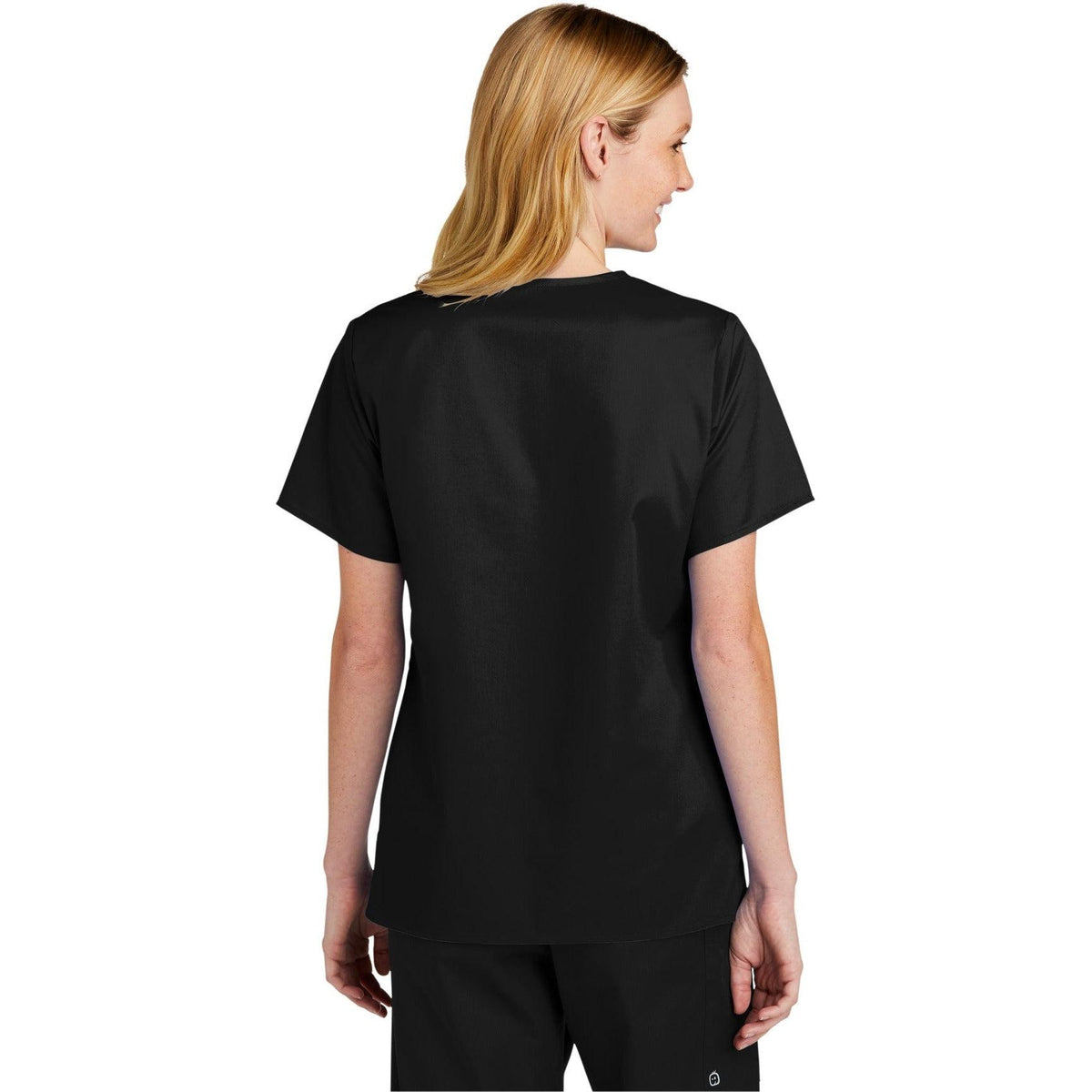 no-logo WonderWink Ladies WorkFlex V-Neck Top-Regular-Wonderwink-Thread Logic