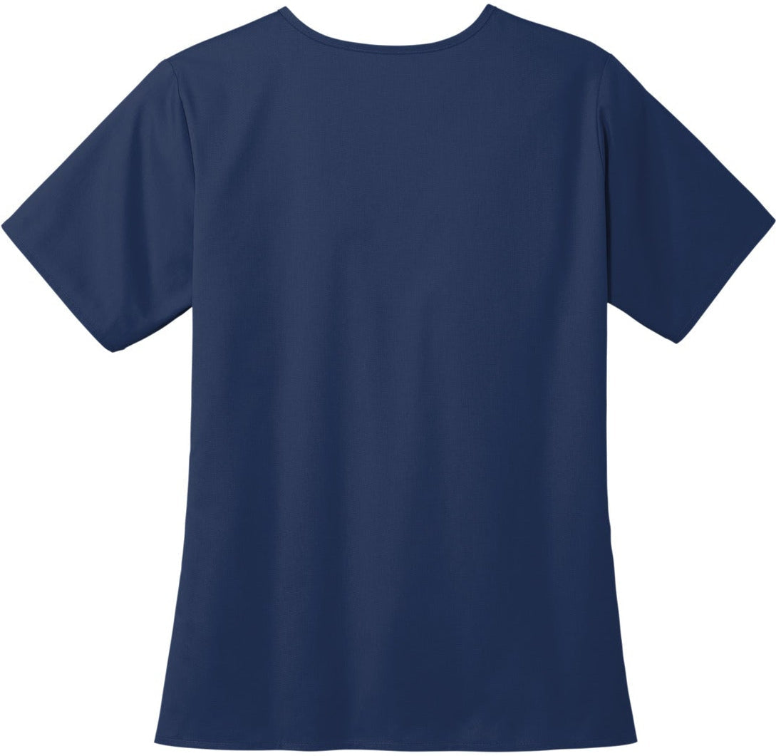 no-logo WonderWink Ladies WorkFlex V-Neck Top-Regular-Wonderwink-Thread Logic