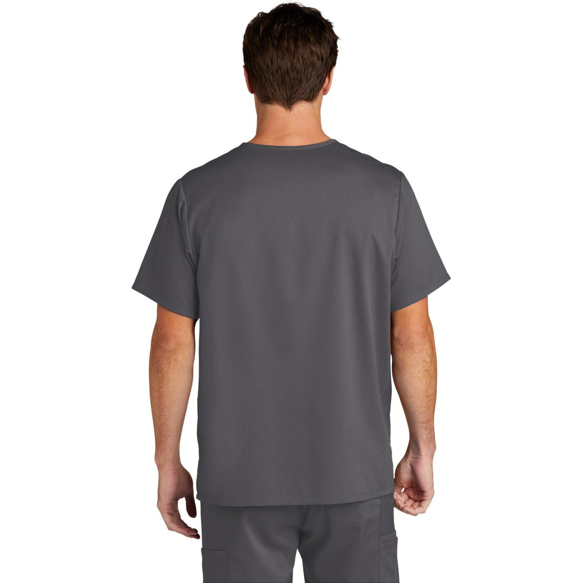 no-logo WonderWink Men's Premiere Flex V-Neck Top-Regular-Wonderwink-Thread Logic