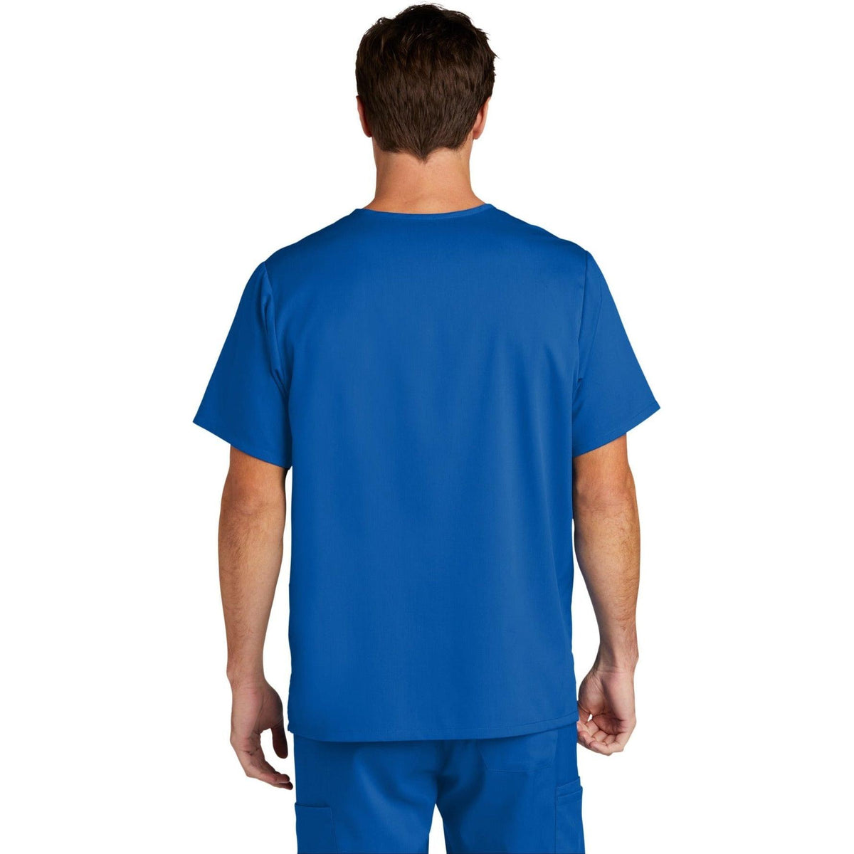 no-logo WonderWink Men's Premiere Flex V-Neck Top-Regular-Wonderwink-Thread Logic