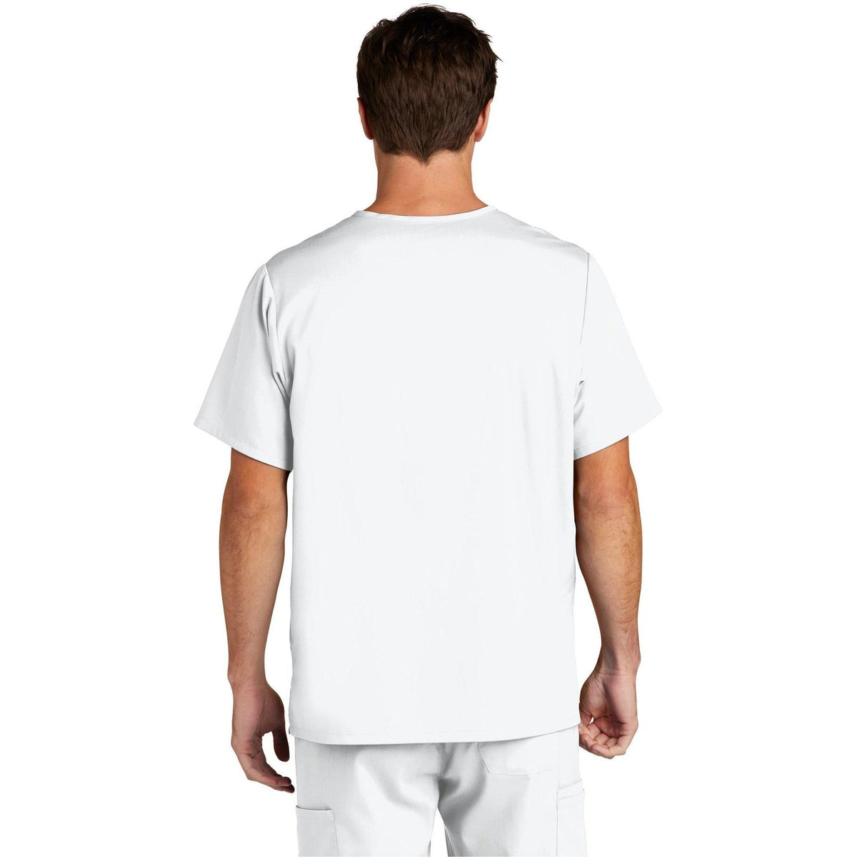 no-logo WonderWink Men's Premiere Flex V-Neck Top-Regular-Wonderwink-Thread Logic