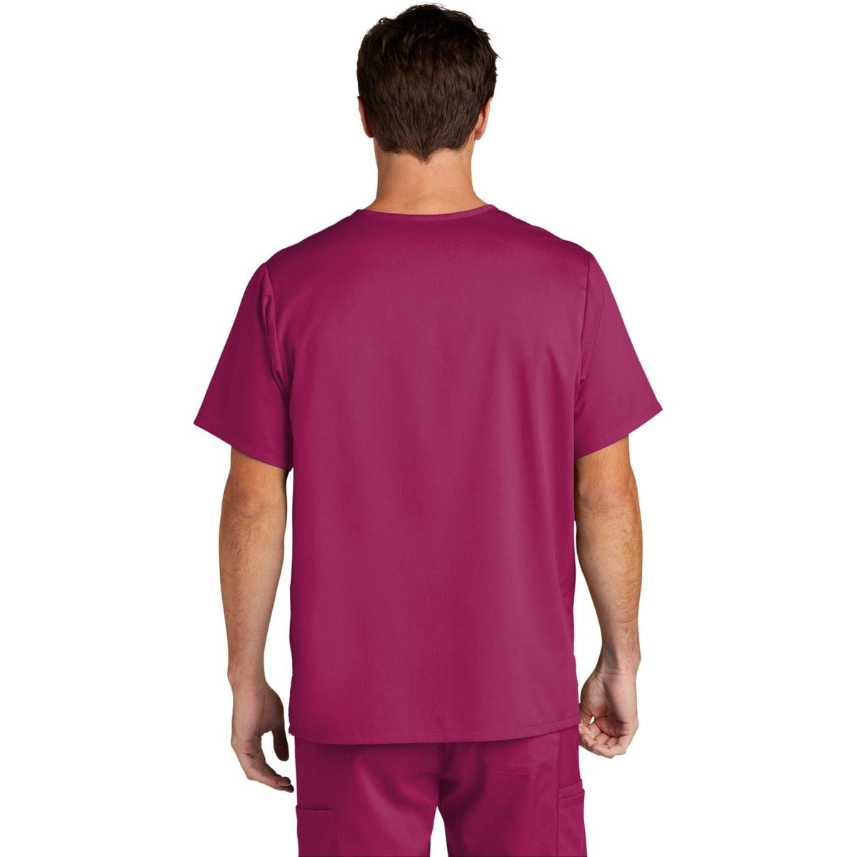 no-logo WonderWink Men's Premiere Flex V-Neck Top-Regular-Wonderwink-Thread Logic