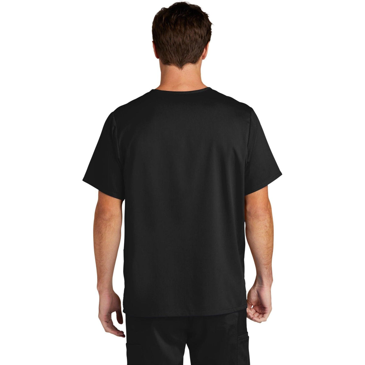 no-logo WonderWink Men's Premiere Flex V-Neck Top-Regular-Wonderwink-Thread Logic