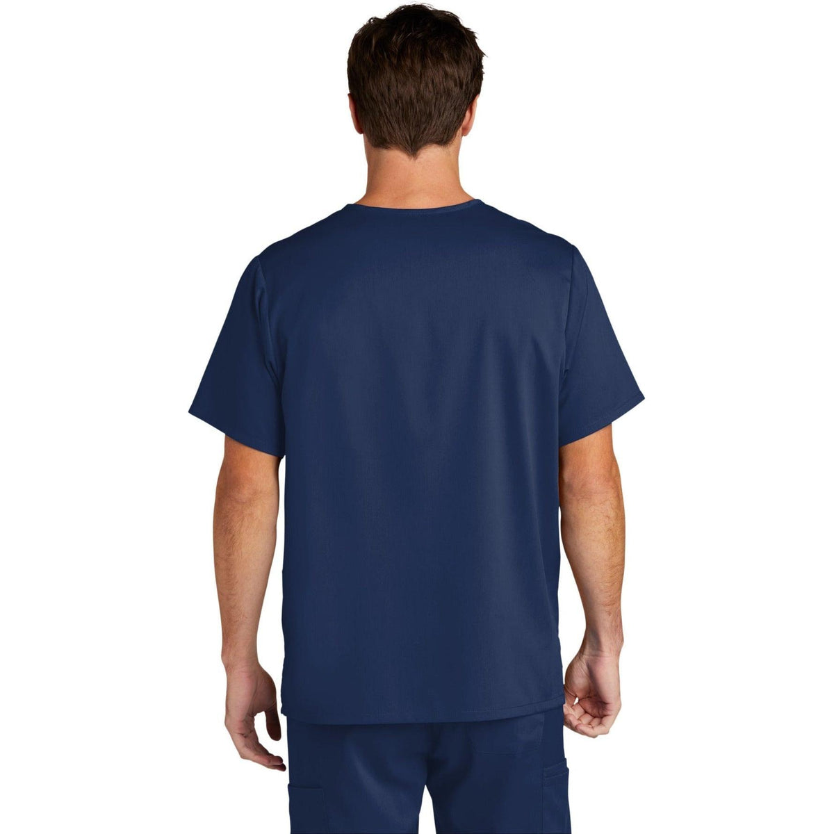 no-logo WonderWink Men's Premiere Flex V-Neck Top-Regular-Wonderwink-Thread Logic