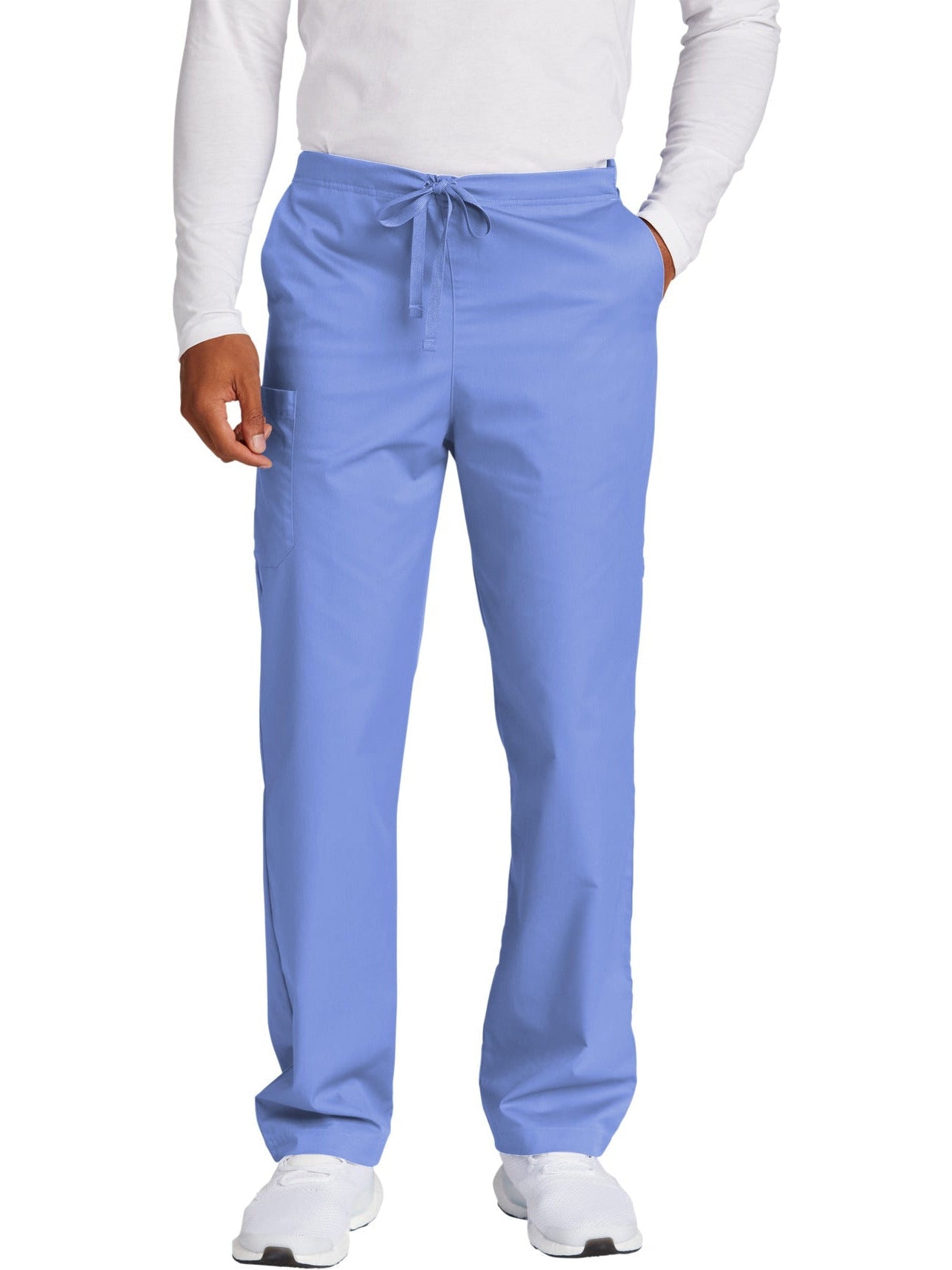 no-logo WonderWink Unisex Short WorkFlex Cargo Pant - SOLD BLANK-Regular-Wonderwink-Ceil Blue-2XLS-Thread Logic