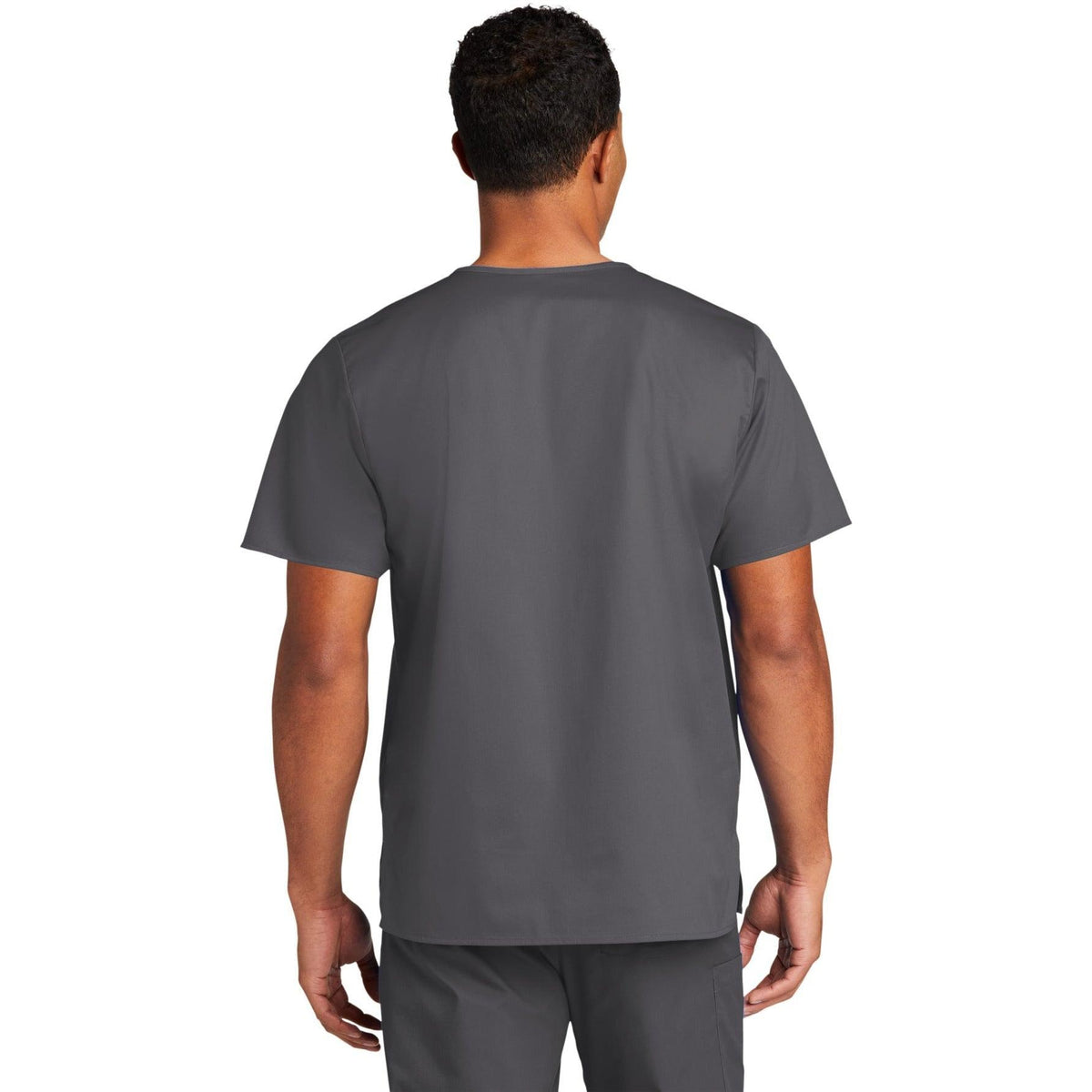 no-logo WonderWink Unisex WorkFlex Chest Pocket V-Neck Top-Regular-Wonderwink-Thread Logic