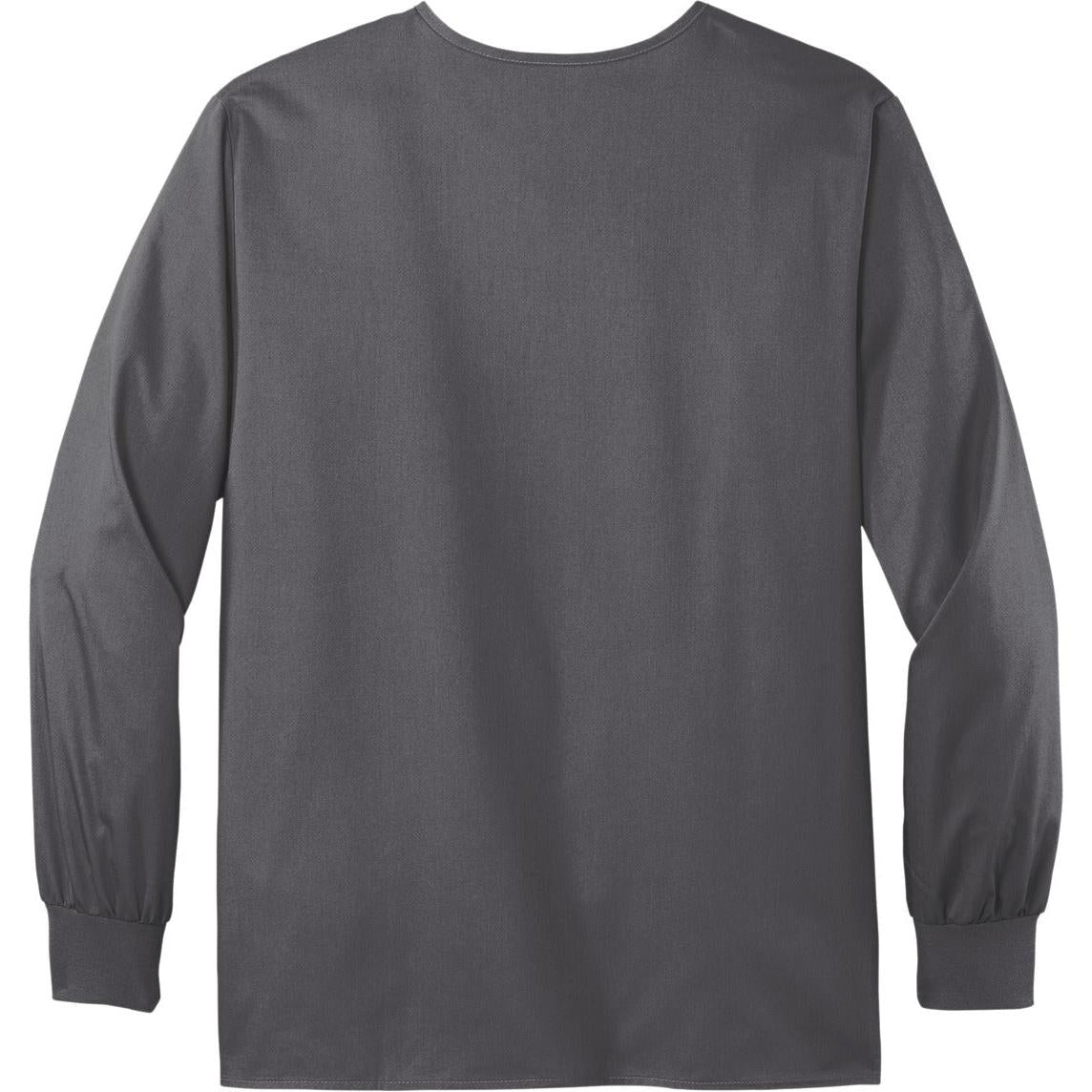 no-logo WonderWink Unisex WorkFlex Snap-Front Scrub Jacket-Regular-Wonderwink-Thread Logic