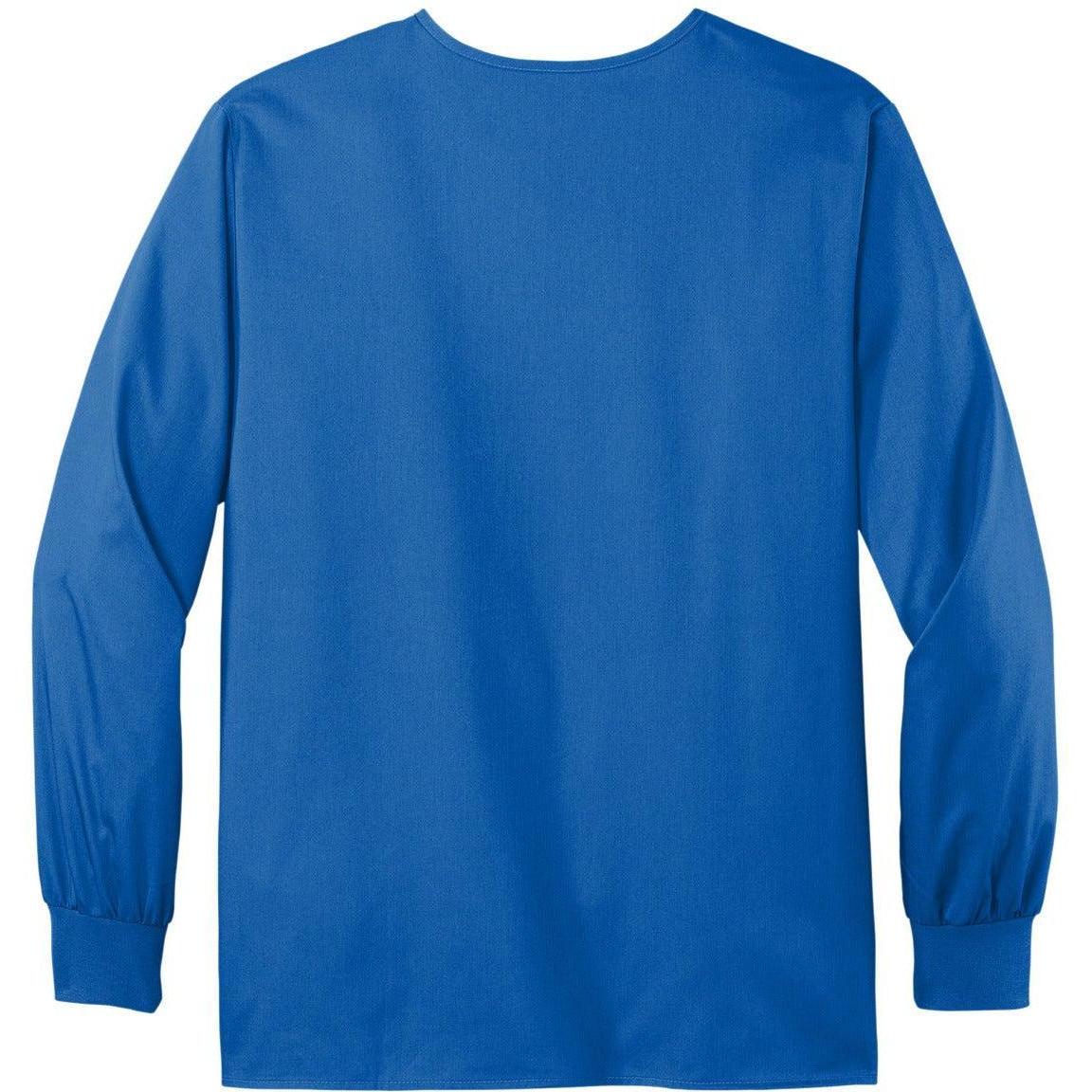no-logo WonderWink Unisex WorkFlex Snap-Front Scrub Jacket-Regular-Wonderwink-Thread Logic