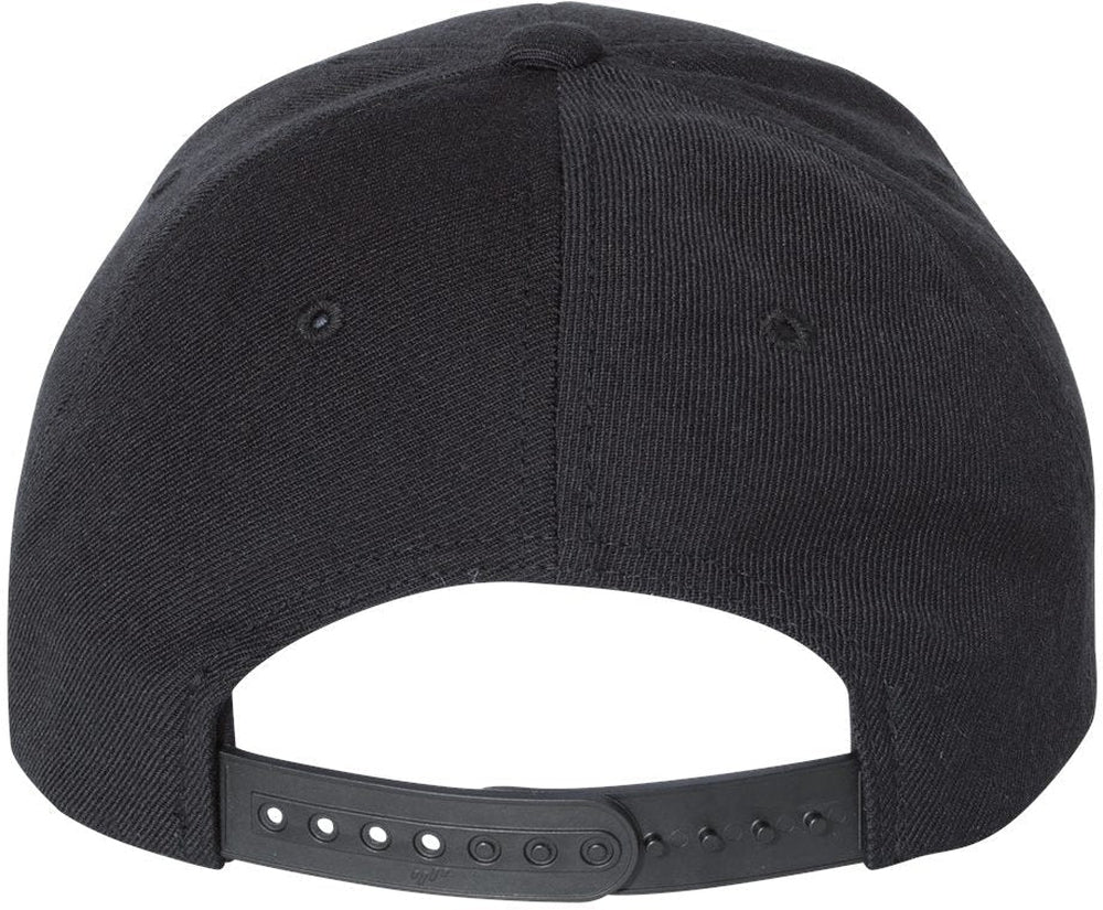 no-logo YP Classics Premium Curved Visor Snapback Cap-Headwear-YP Classics-Thread Logic 