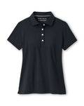 Peter Millar Ladies Button Polo-Peter Millar-Black-S-*Specialty Item* (may take longer to process and ship separately)-Thread Logic