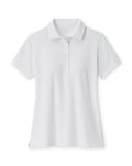 Peter Millar Ladies Button Polo-Peter Millar-White-S-*Specialty Item* (may take longer to process and ship separately)-Thread Logic